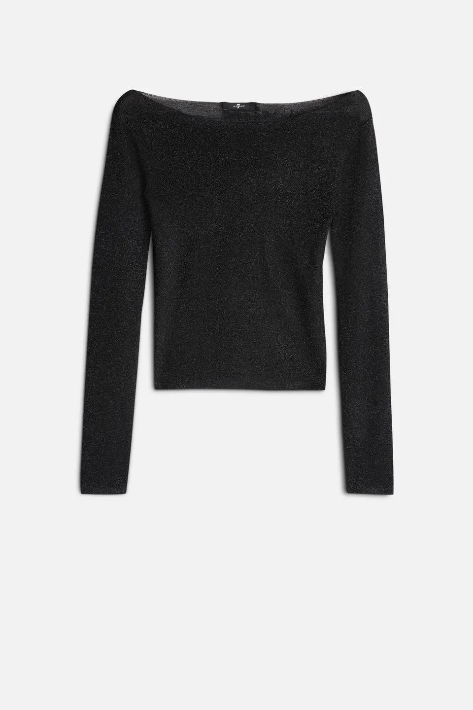 7-for-all-mankind-boatneck-sweater-black-lurex image 1
