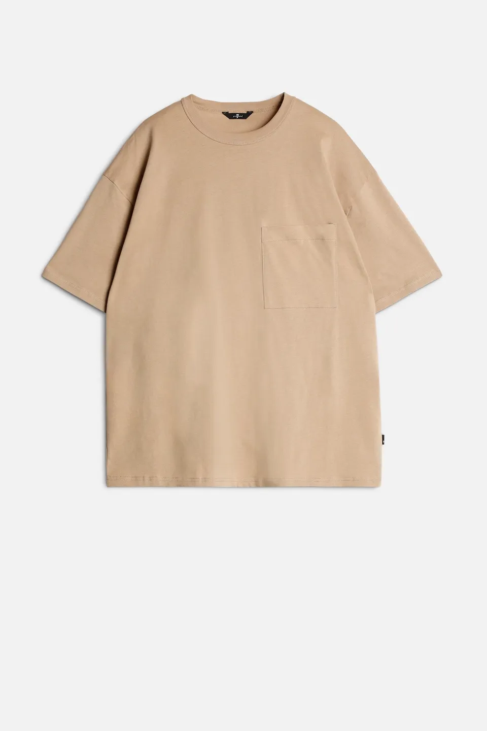 7-for-all-mankind-relaxed-t-shirt-kurzarm-beige-herren image 1
