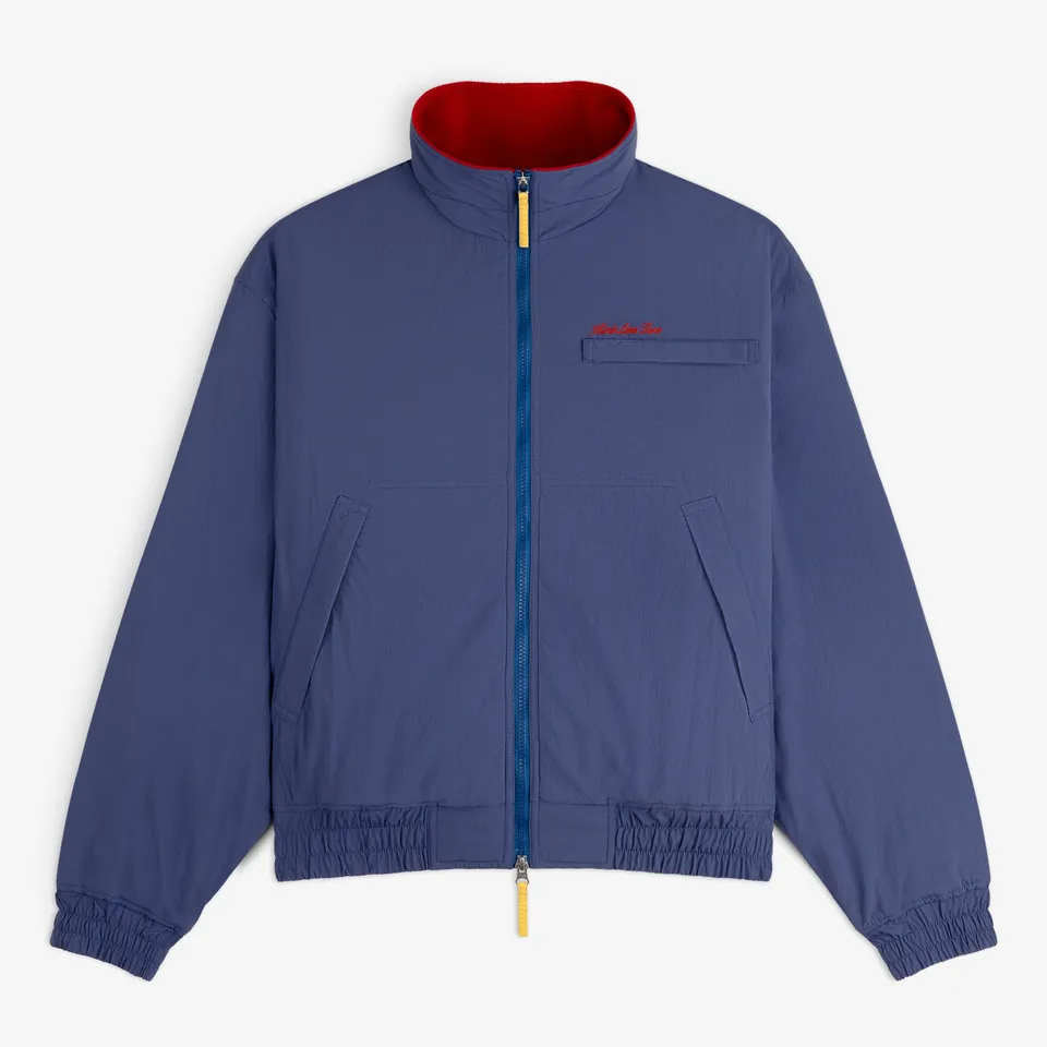 aim-leon-dore-fleece-lined-sport-windbreaker-blau image 1