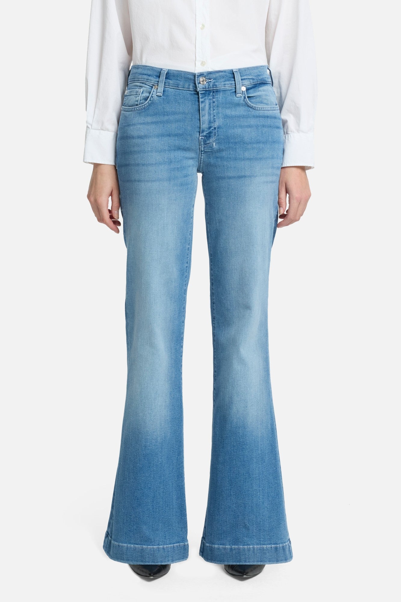 7-for-all-mankind-tailorless-dojo-flare-jeans-ideal image 3
