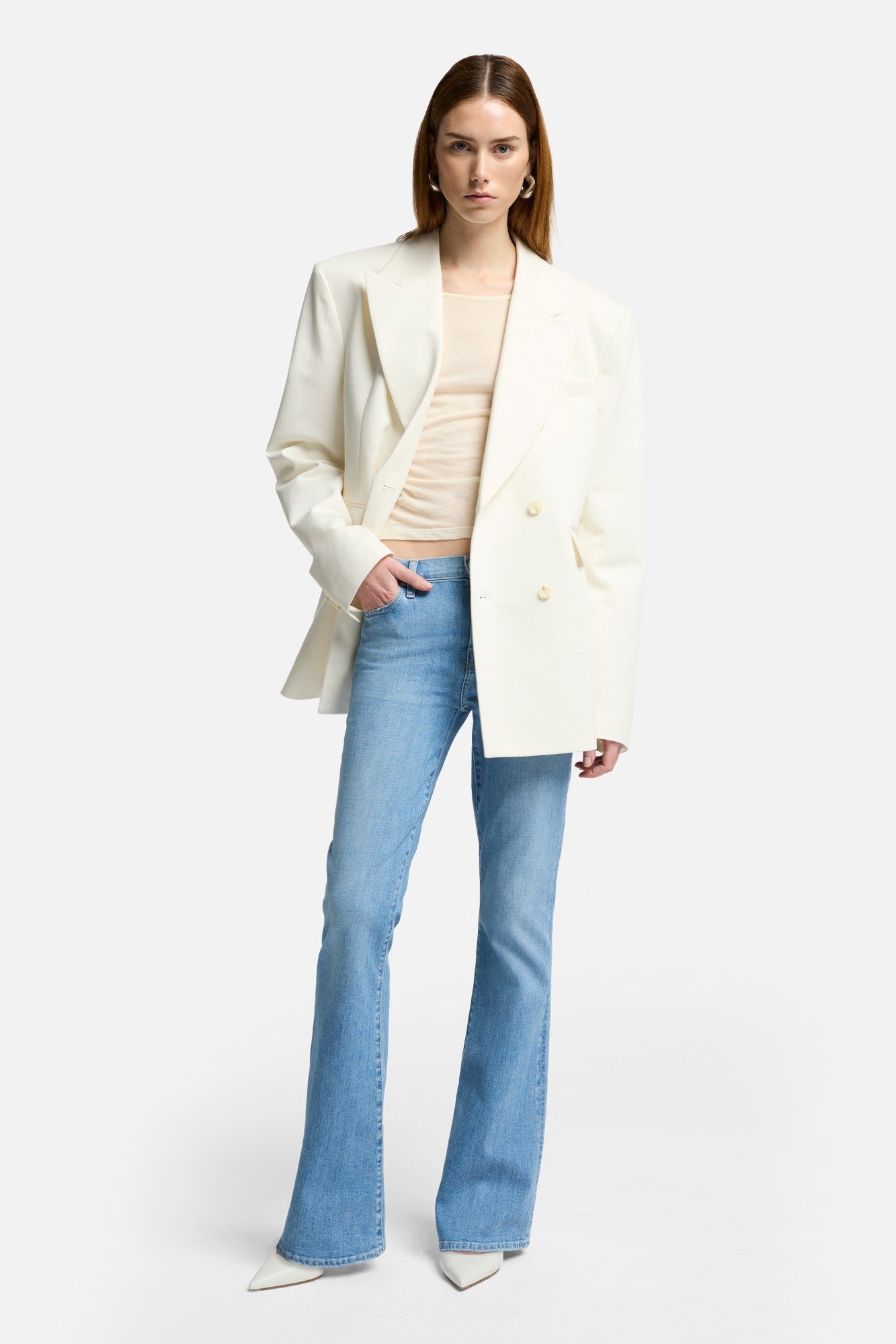 7-for-all-mankind-high-waist-ali-flare-jeans-bloom-damen image 2