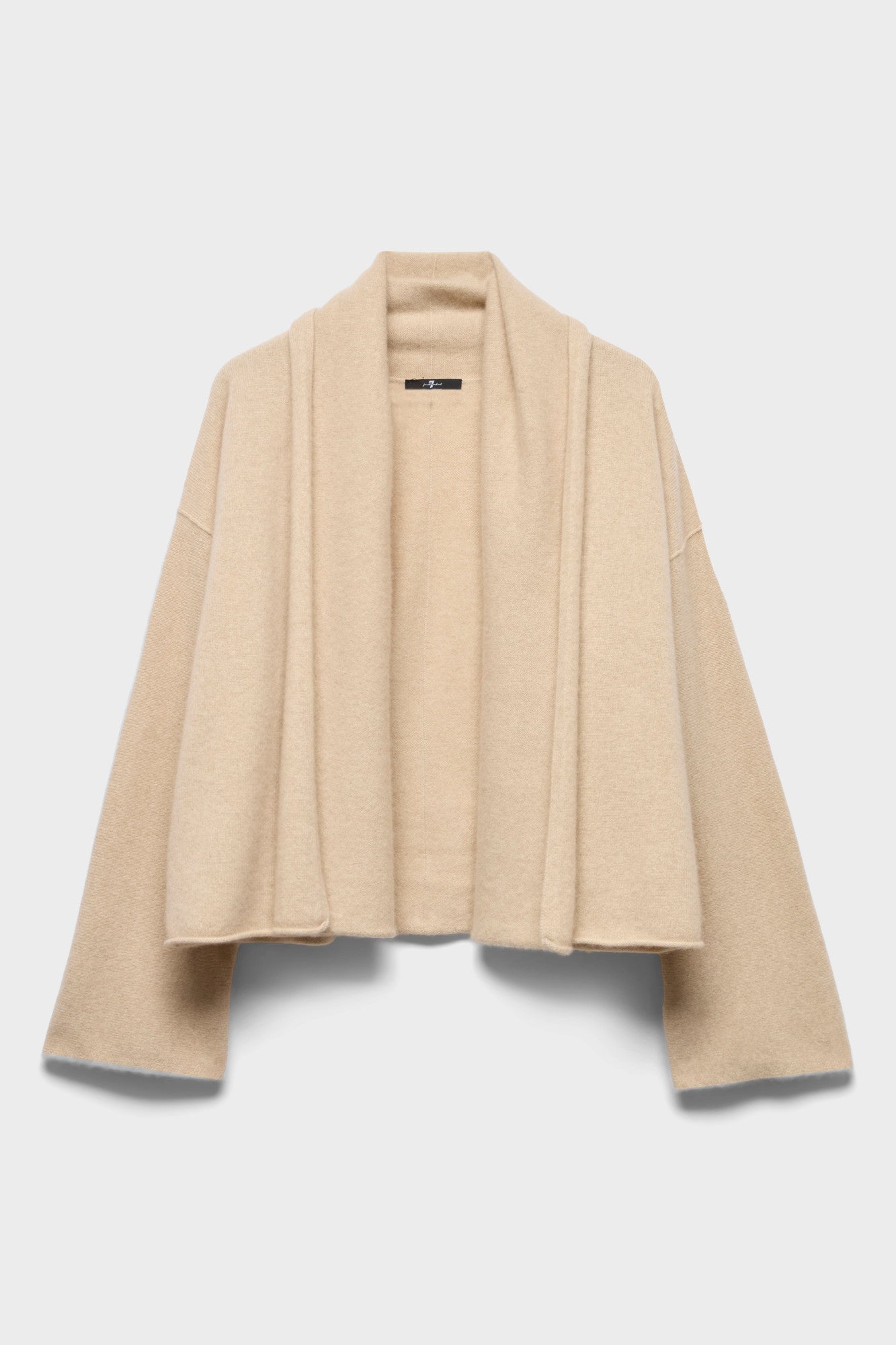 7-for-all-mankind-shawl-cardigan-kaschmir-cardigan-birch image 1