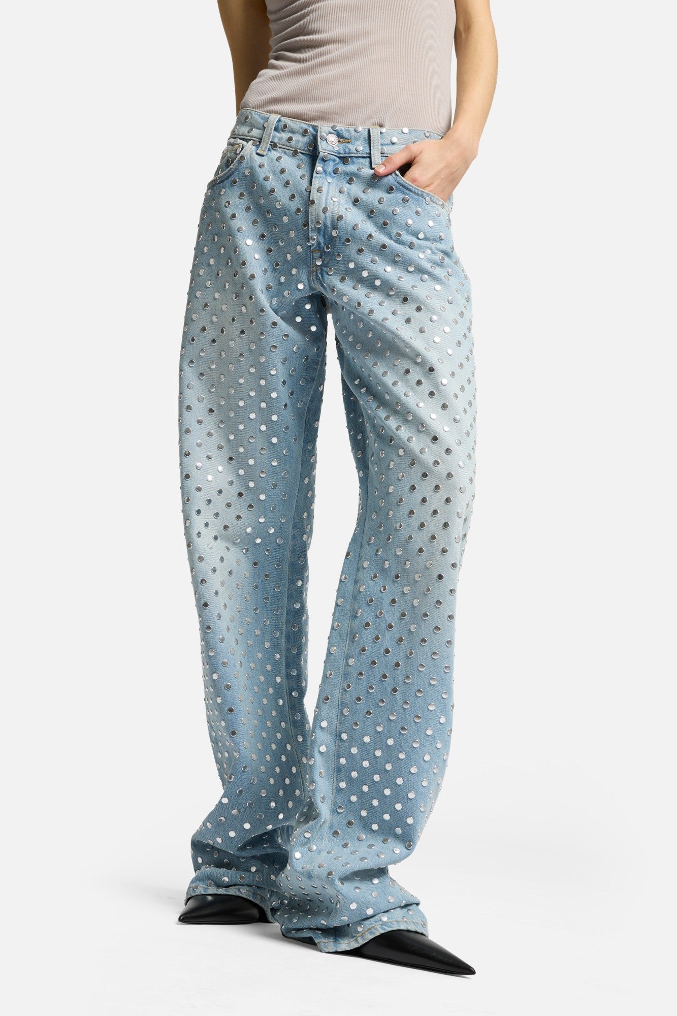 7-for-all-mankind-studded-straight-trouser-bleach-damen image 4