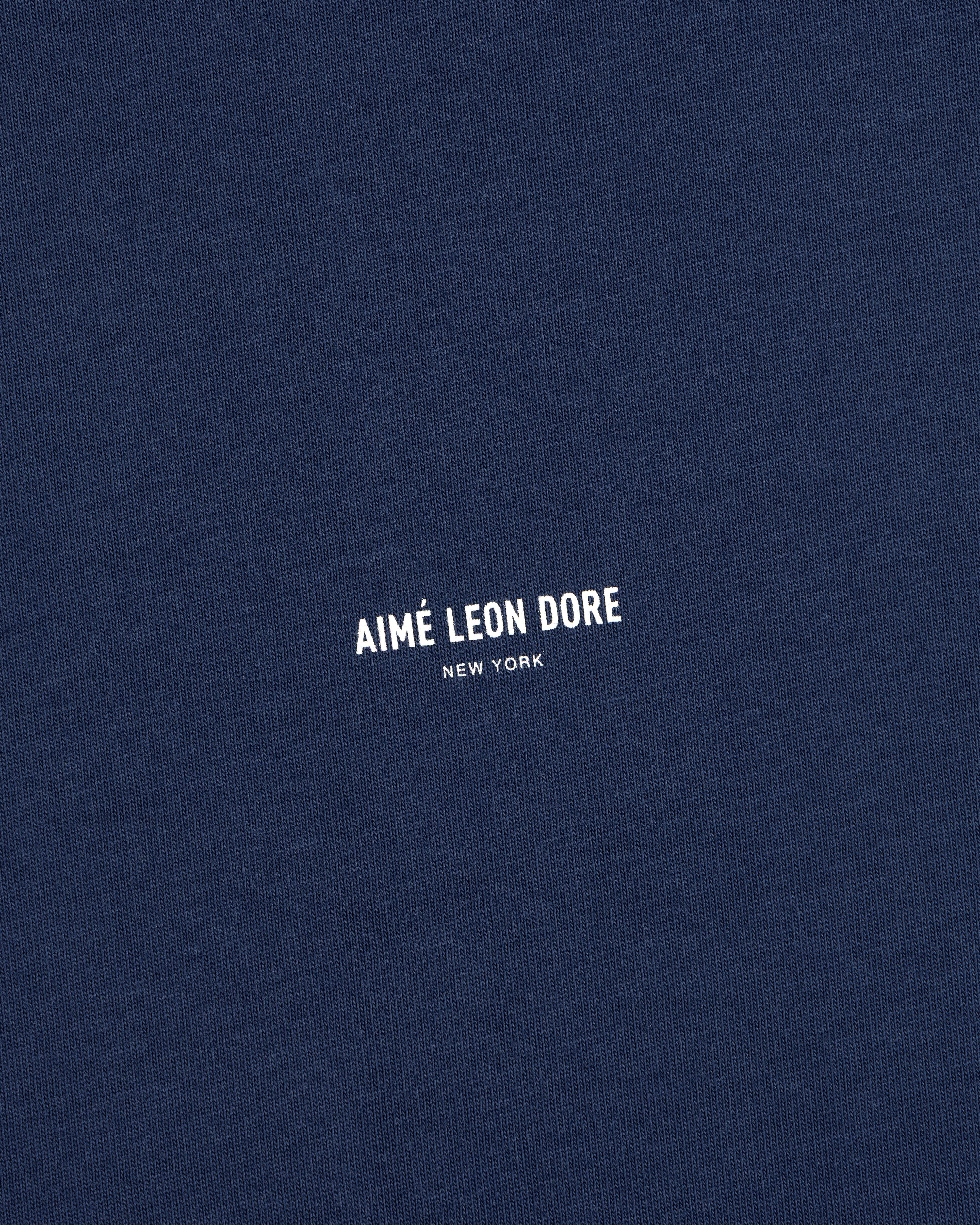 aim-leon-dore-micro-logo-tee-boxy-t-shirt-navy image 3