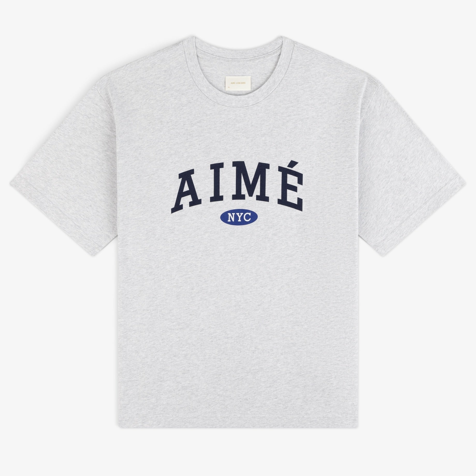 aim-leon-dore-aim-souvenir-t-shirt-grau-boxy-fit image 1