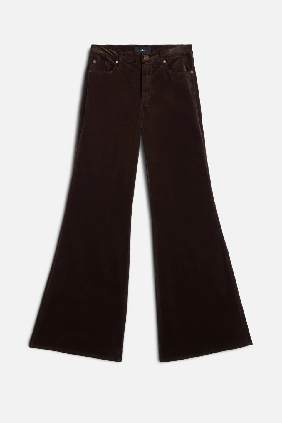 7-for-all-mankind-retro-flare-hose-damen-velvet-chocolate-braun image 1