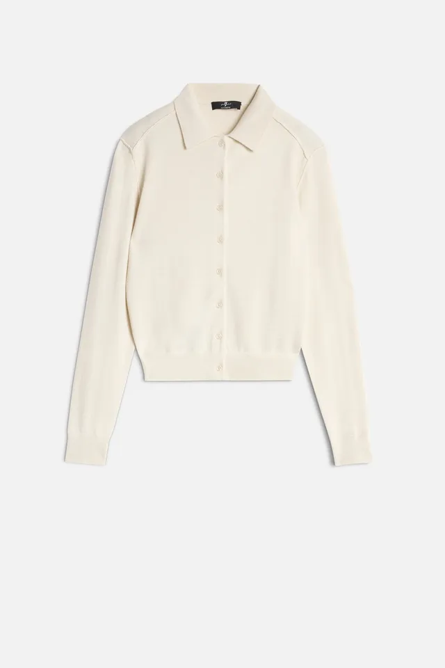 7-for-all-mankind-cashmere-polo-cardigan-ice-white-100-kaschmir image 1