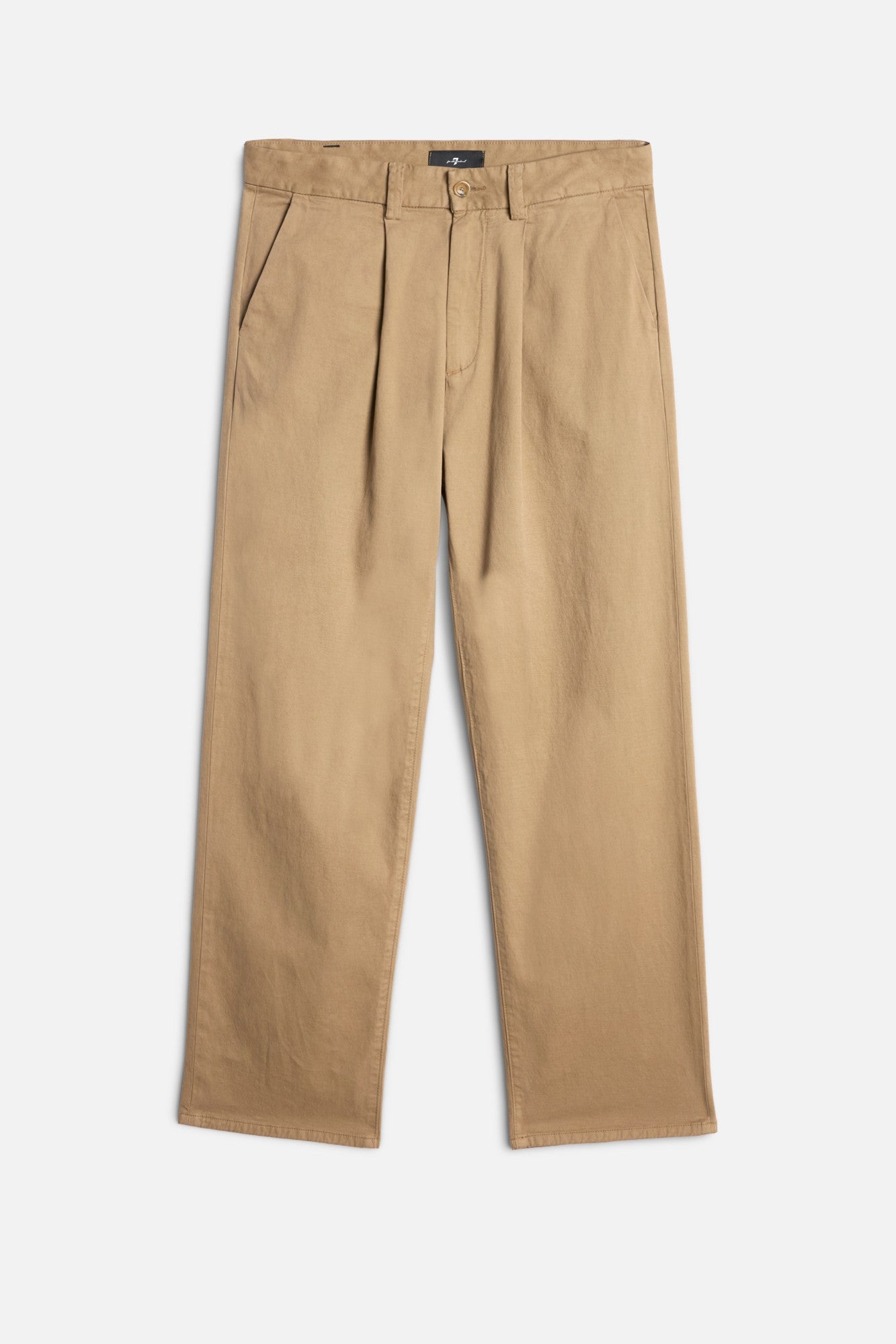 7-for-all-mankind-comfort-twill-pleated-trouser-herren-silver-mink image 1