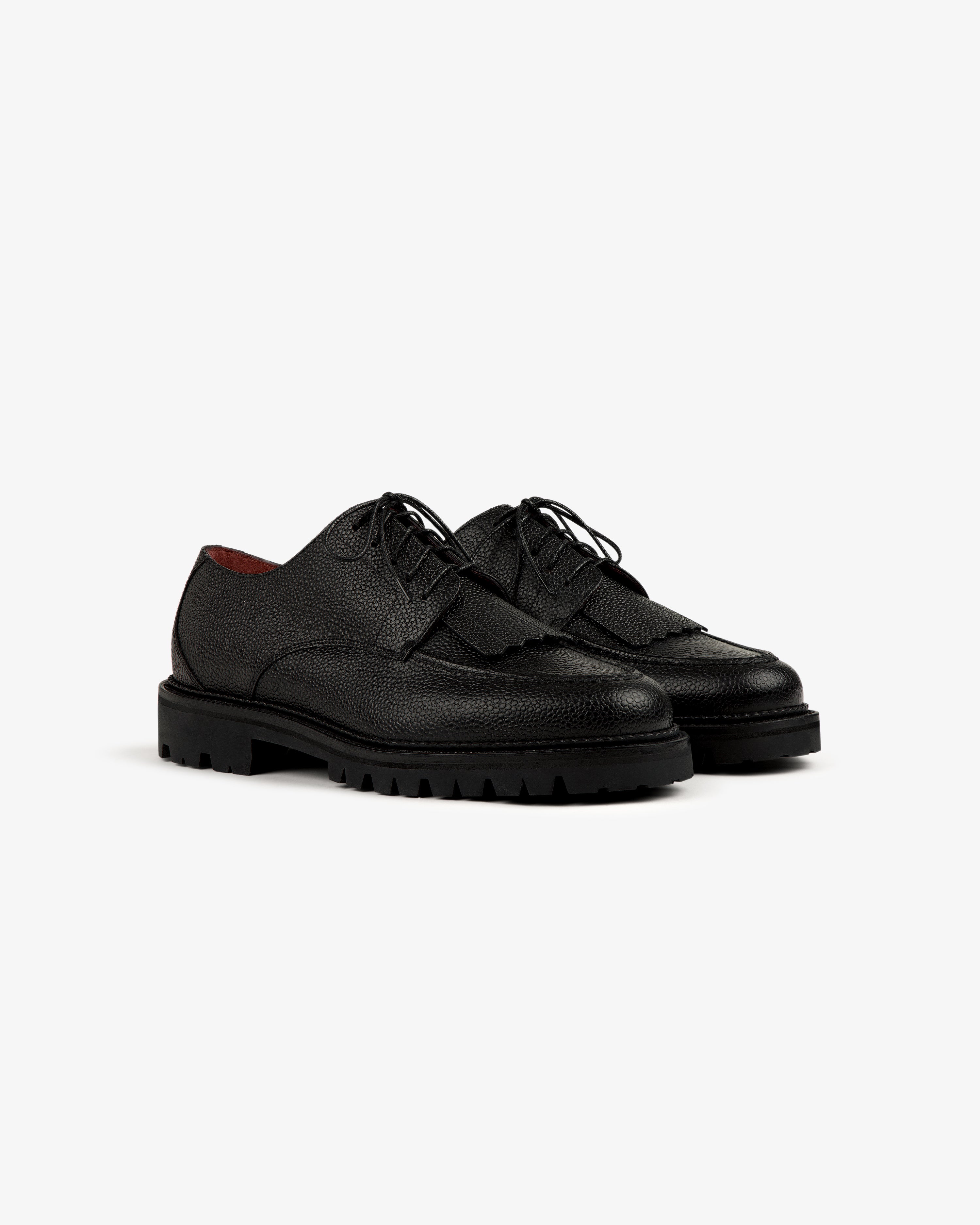 aim-leon-dore-leather-lug-sole-derby-lederschuhe-schwarz image 2