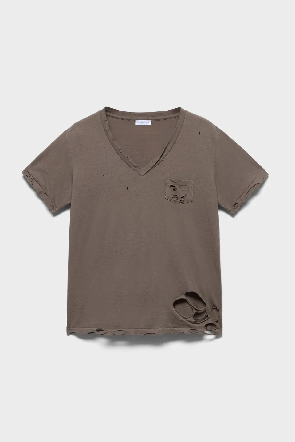 7-for-all-mankind-v-neck-pocket-tee-jersey-army-unisex image 1