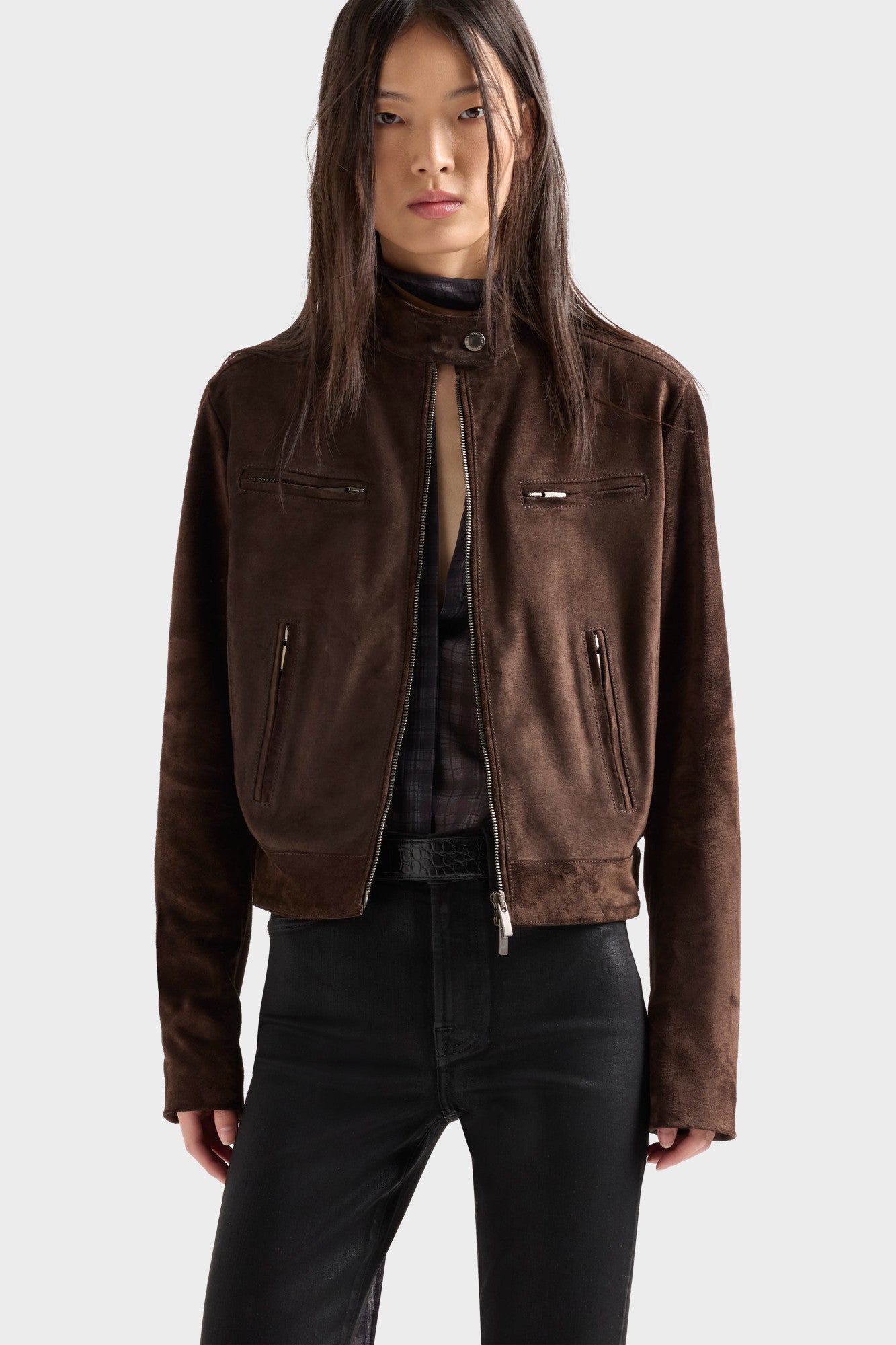 7-for-all-mankind-biker-jacket-suede-lederjacke-coffee-bean image 3