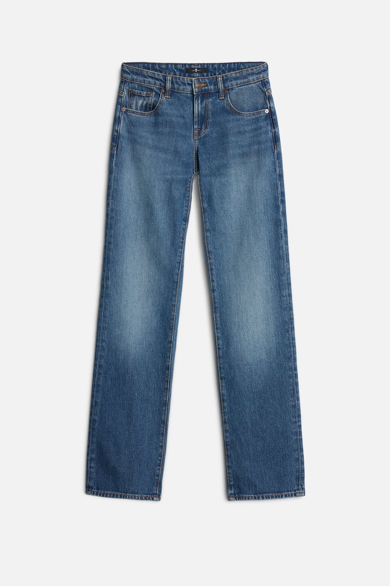 7-for-all-mankind-mankind-low-straight-rio-straight-jeans-damen image 1