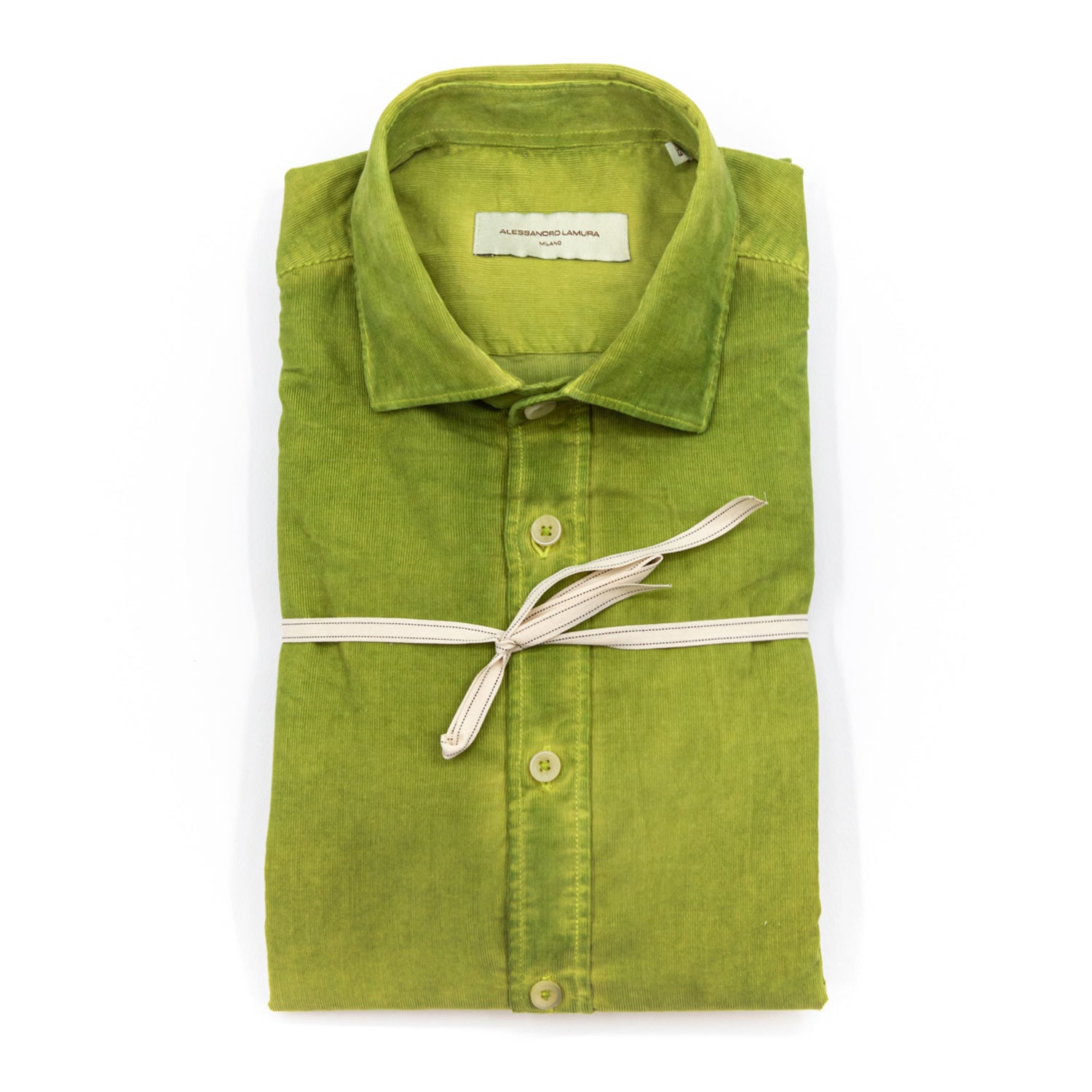 alessandro-lamura-herren-hemd-cord-lindgr-n image 2