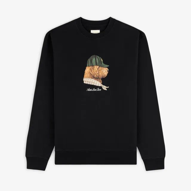 aim-leon-dore-buddy-crewneck-sweatshirt-schwarz image 1