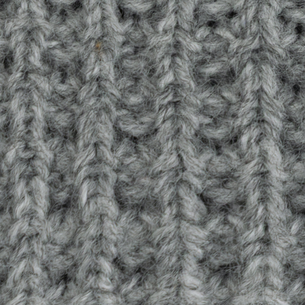 aim-leon-dore-waffle-knit-beanie-grau-unisex image 5