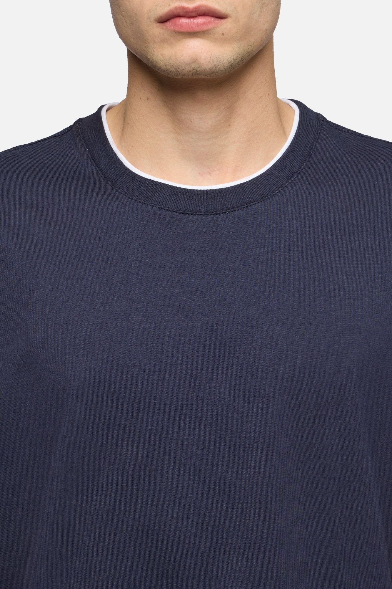 7-for-all-mankind-double-layer-tee-midnight-herren image 4
