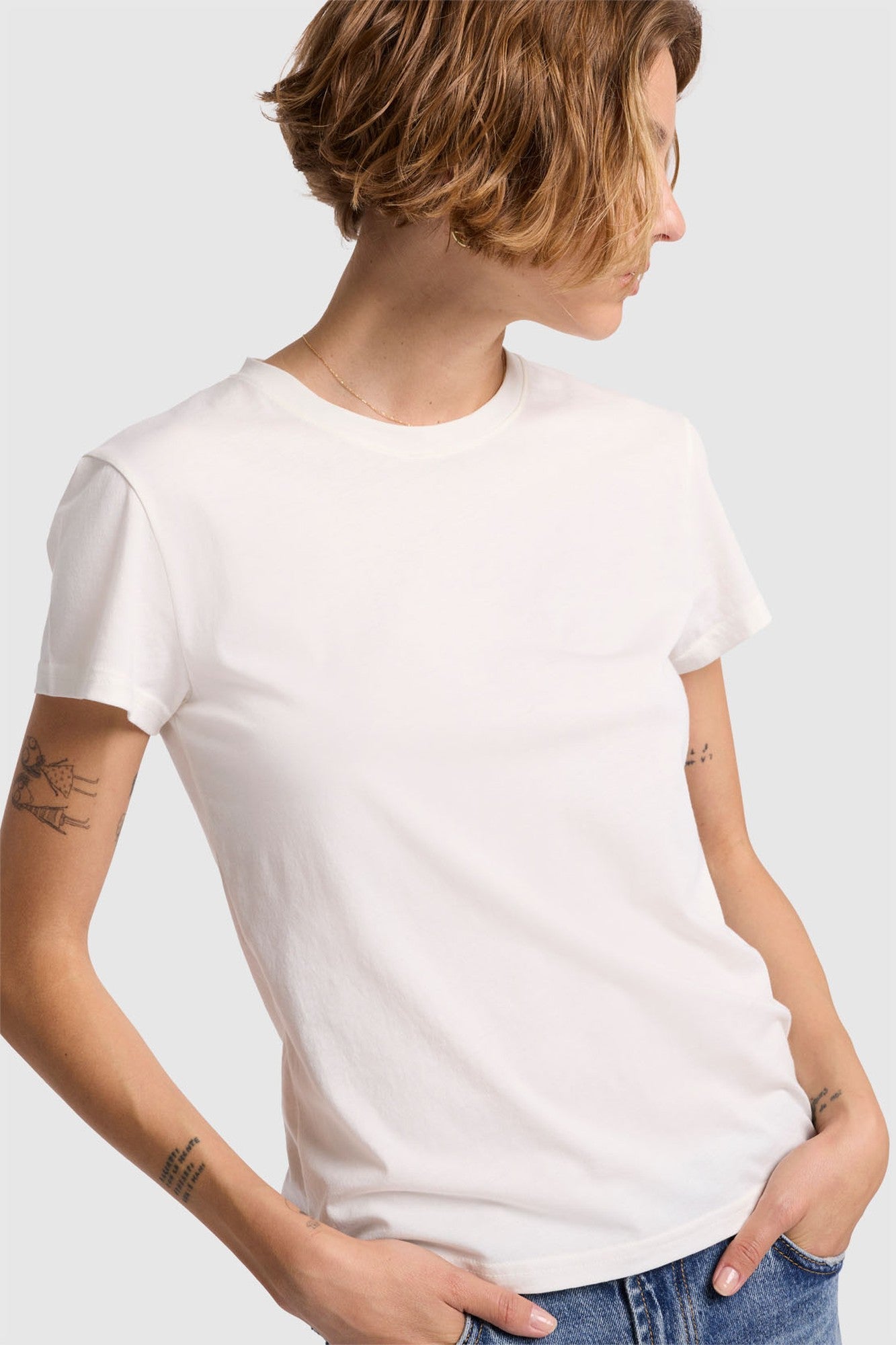 7-for-all-mankind-short-sleeve-basic-tee-white-damen-t-shirt image 3