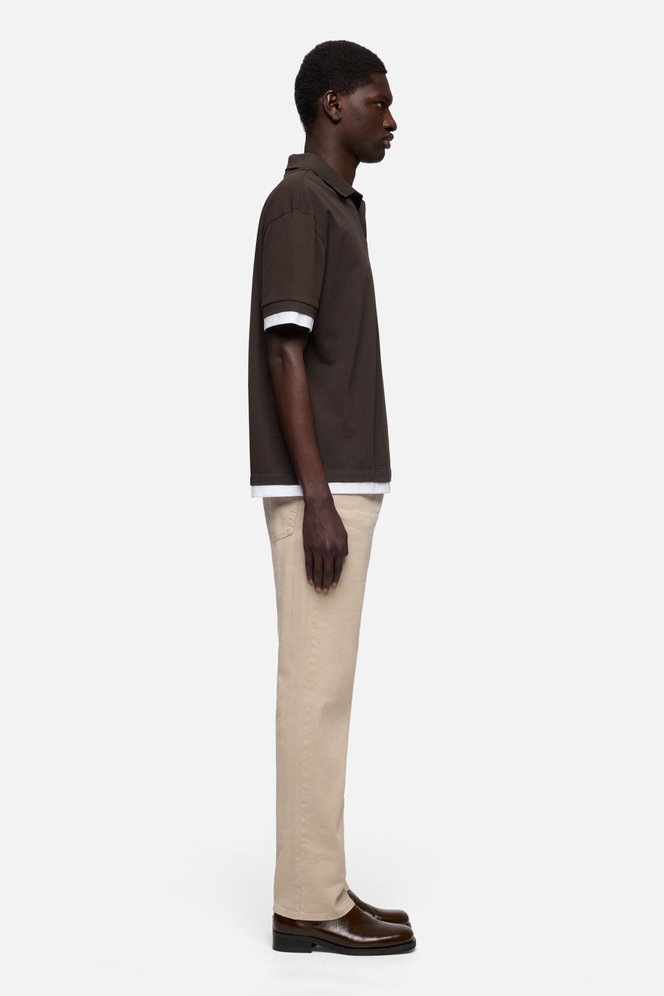 7-for-all-mankind-double-layer-polo-espresso-herren image 6