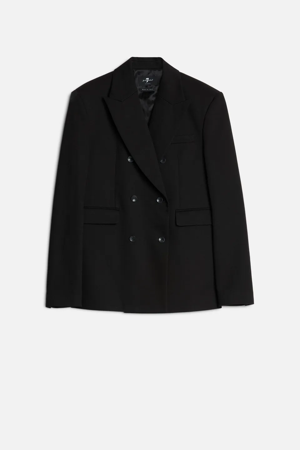 7-for-all-mankind-double-breasted-blazer-black-damen-made-in-italy image 1
