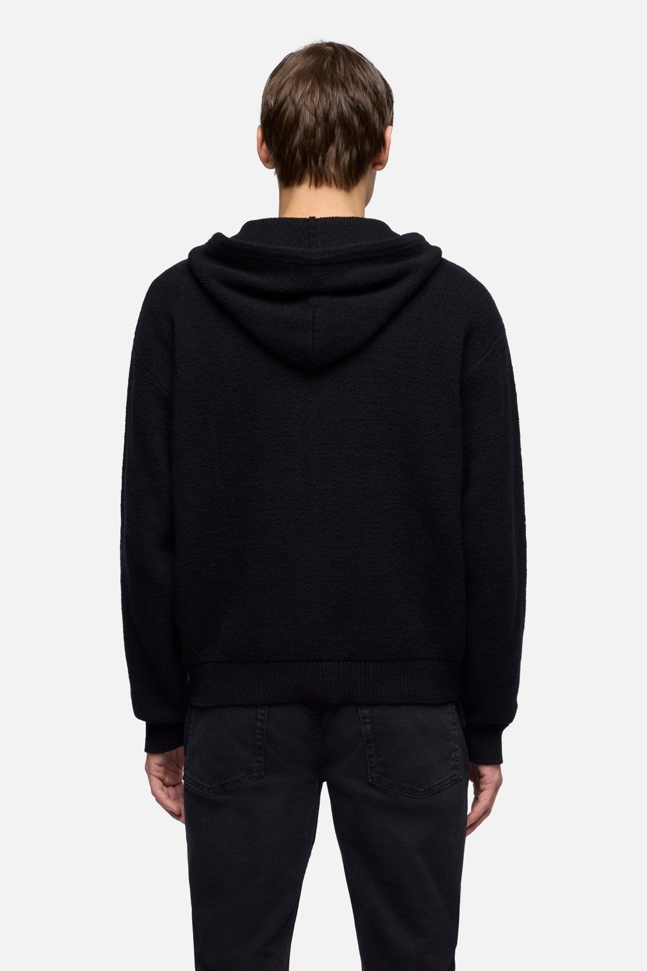 7-for-all-mankind-hooded-zip-sweater-herren-schwarz-cotton-wool image 5