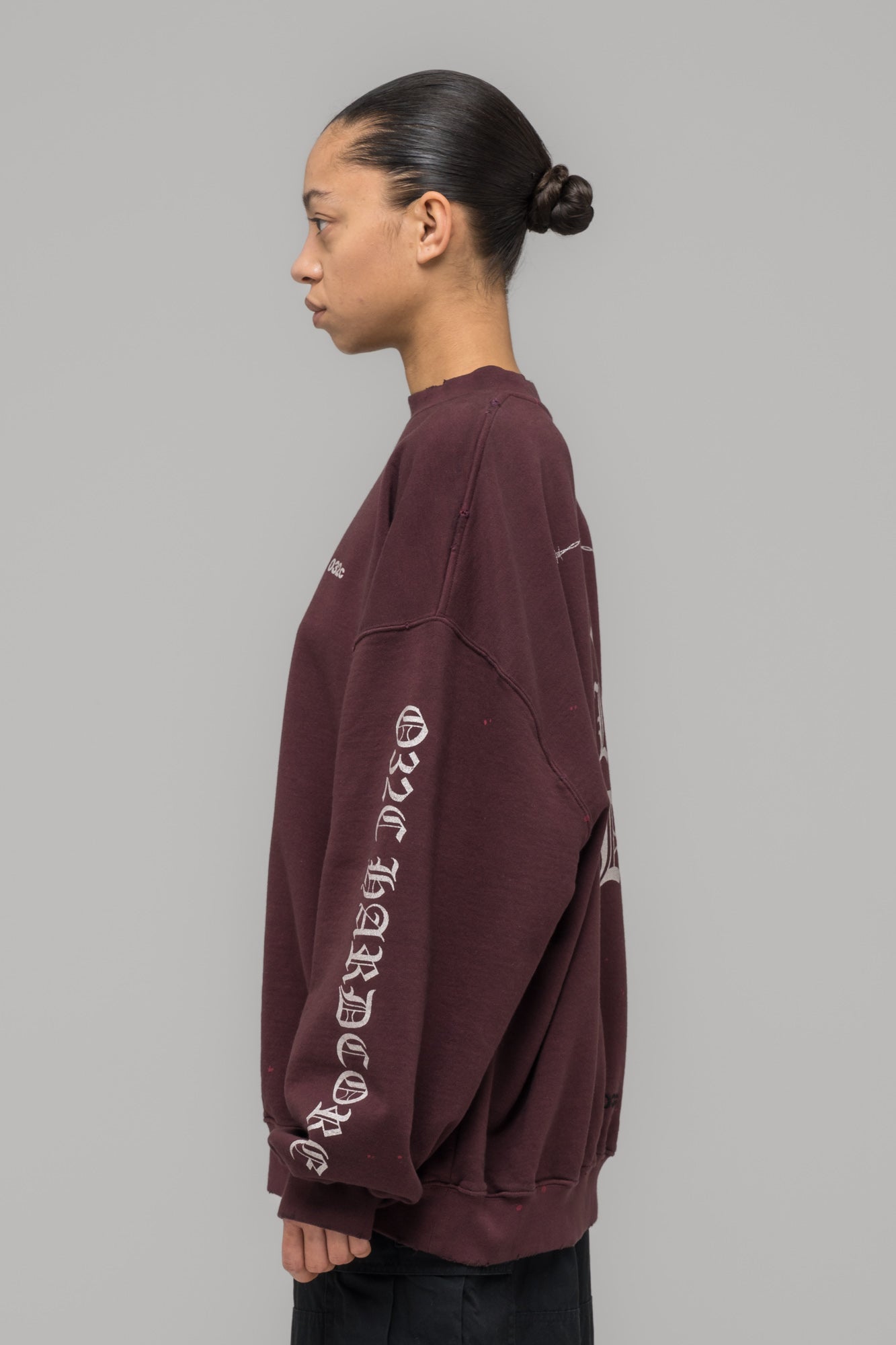 032c-hardcore-since-2001-oversized-crewneck-sweatshirt image 3