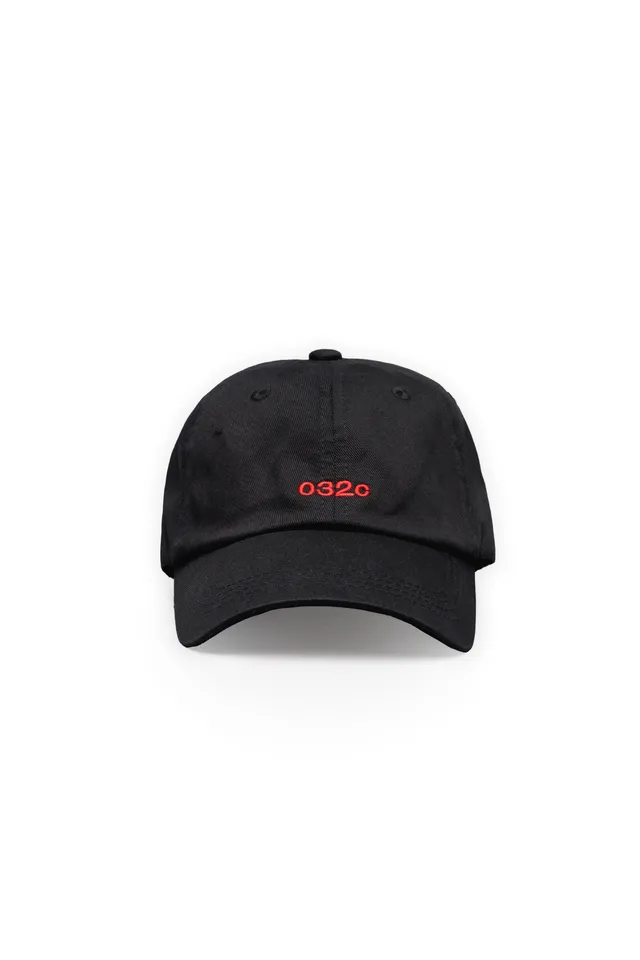 032c-classics-cap-schwarze-cap-mit-gesticktem-logo image 1