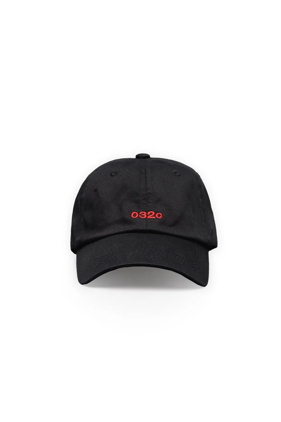 032c-classics-cap-schwarze-cap-mit-gesticktem-logo image 1
