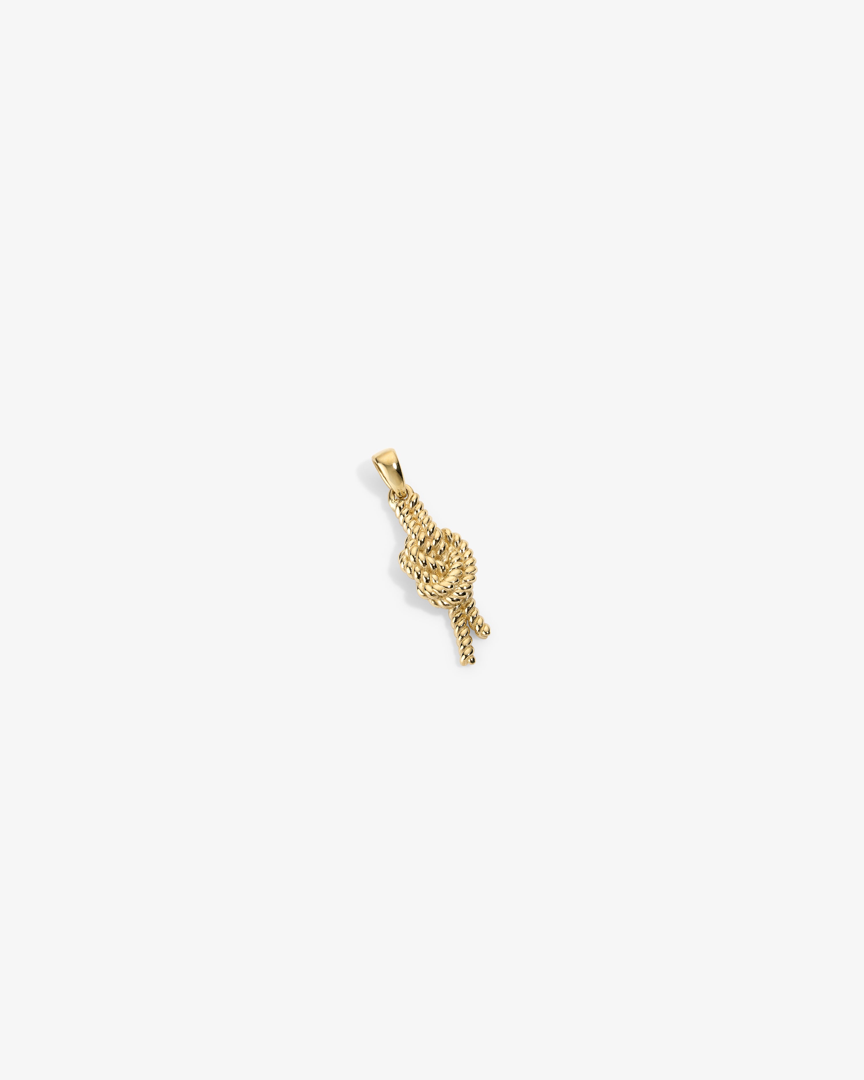 aim-leon-dore-14kt-gold-nautical-knot-anh-nger image 2