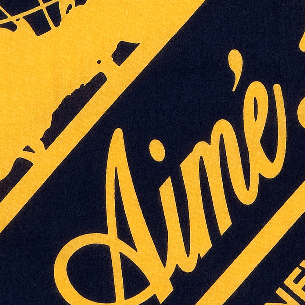 aim-leon-dore-unisphere-bandana-tuch-navy-gelb-27-baumwolle image 5