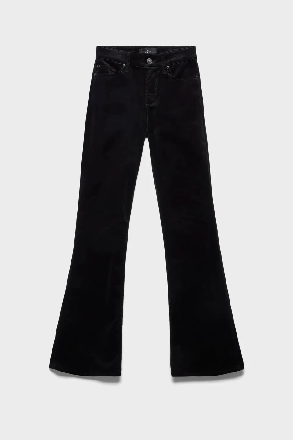 7-for-all-mankind-leggy-bootcut-hose-velvet-black image 1