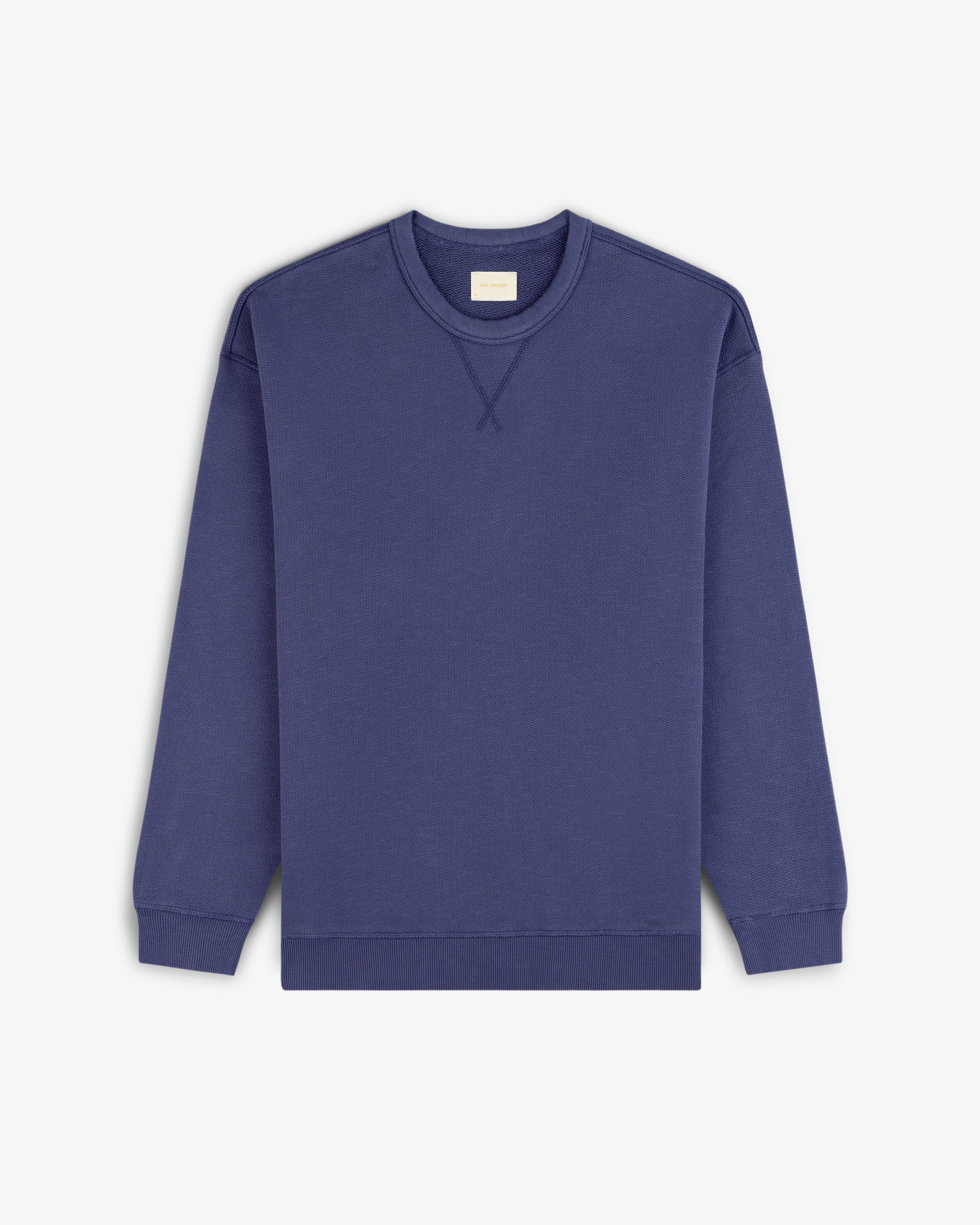 aim-leon-dore-stone-washed-marina-crewneck-blau-sweatshirt image 2