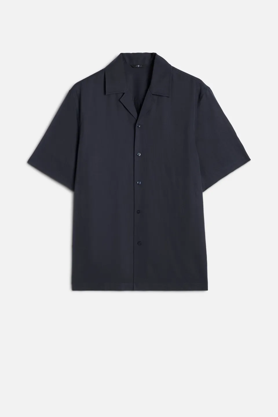 7-for-all-mankind-lyocell-camp-shirt-navy-herren image 1