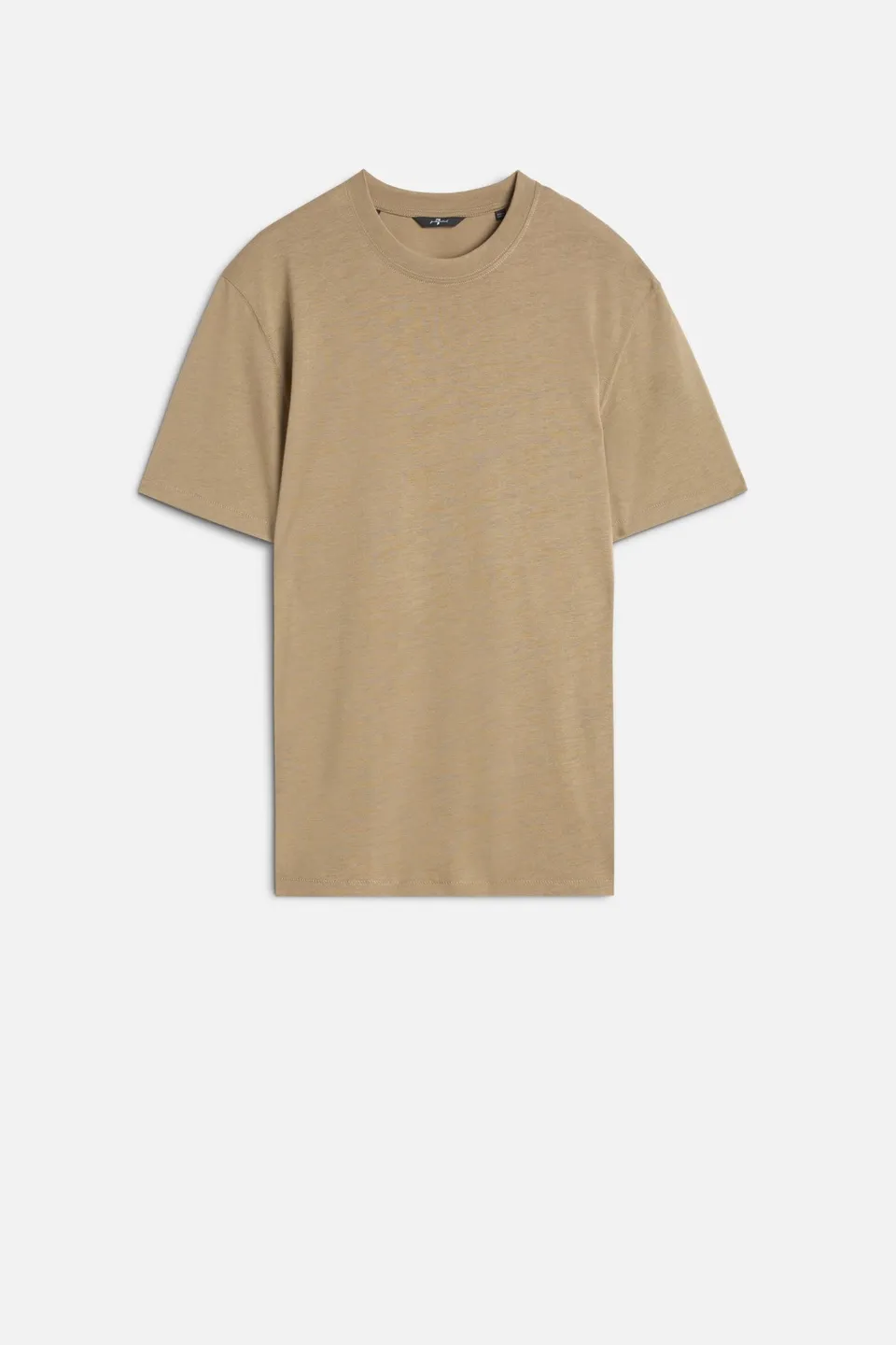 7-for-all-mankind-lyocell-crewneck-tee-taupe-herren image 1