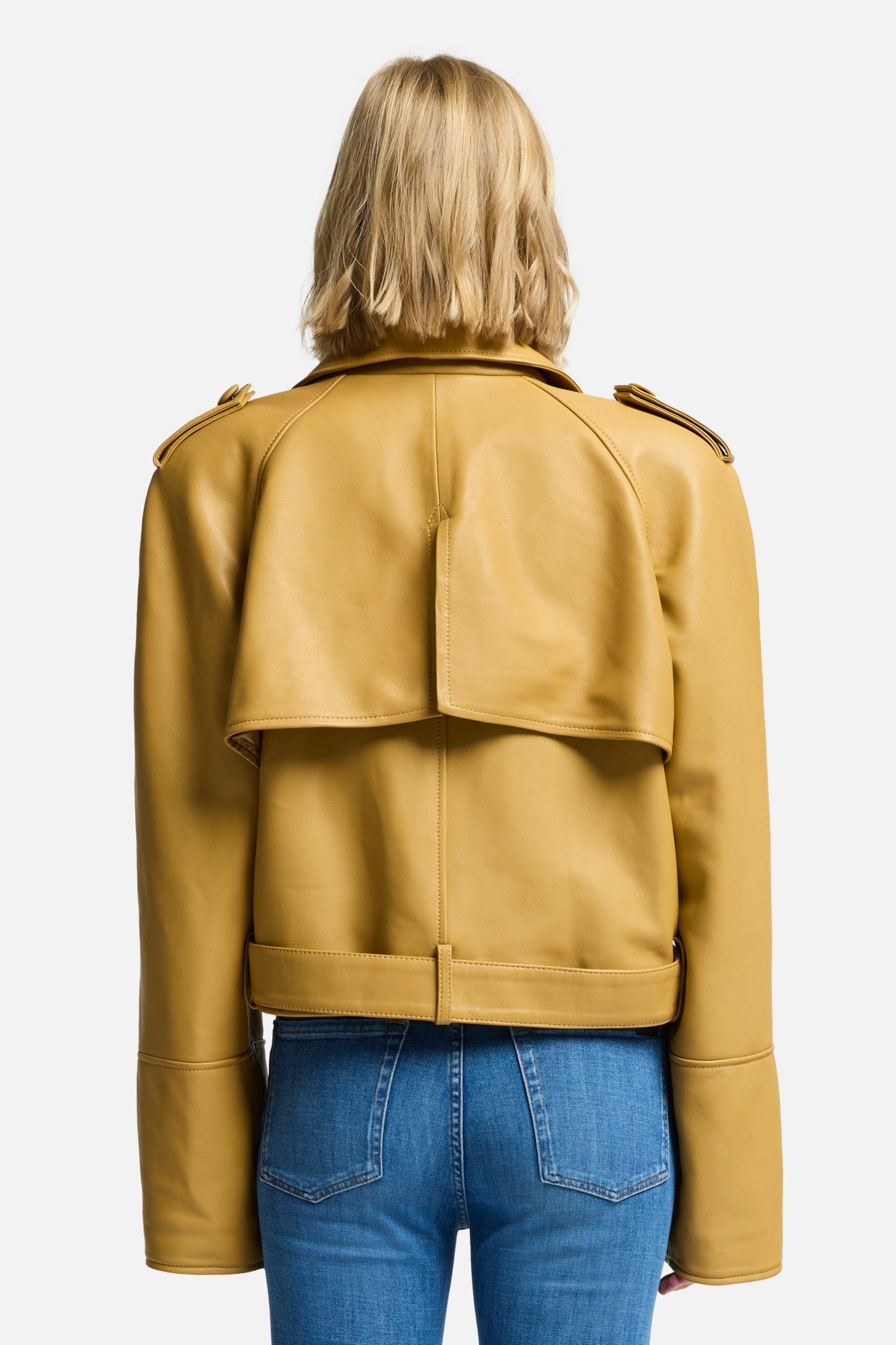 7-for-all-mankind-cropped-leder-bikerjacke-honey image 5
