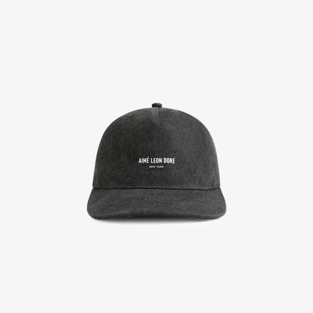 aim-leon-dore-micro-logo-hat-schwarz-5-panel image 1