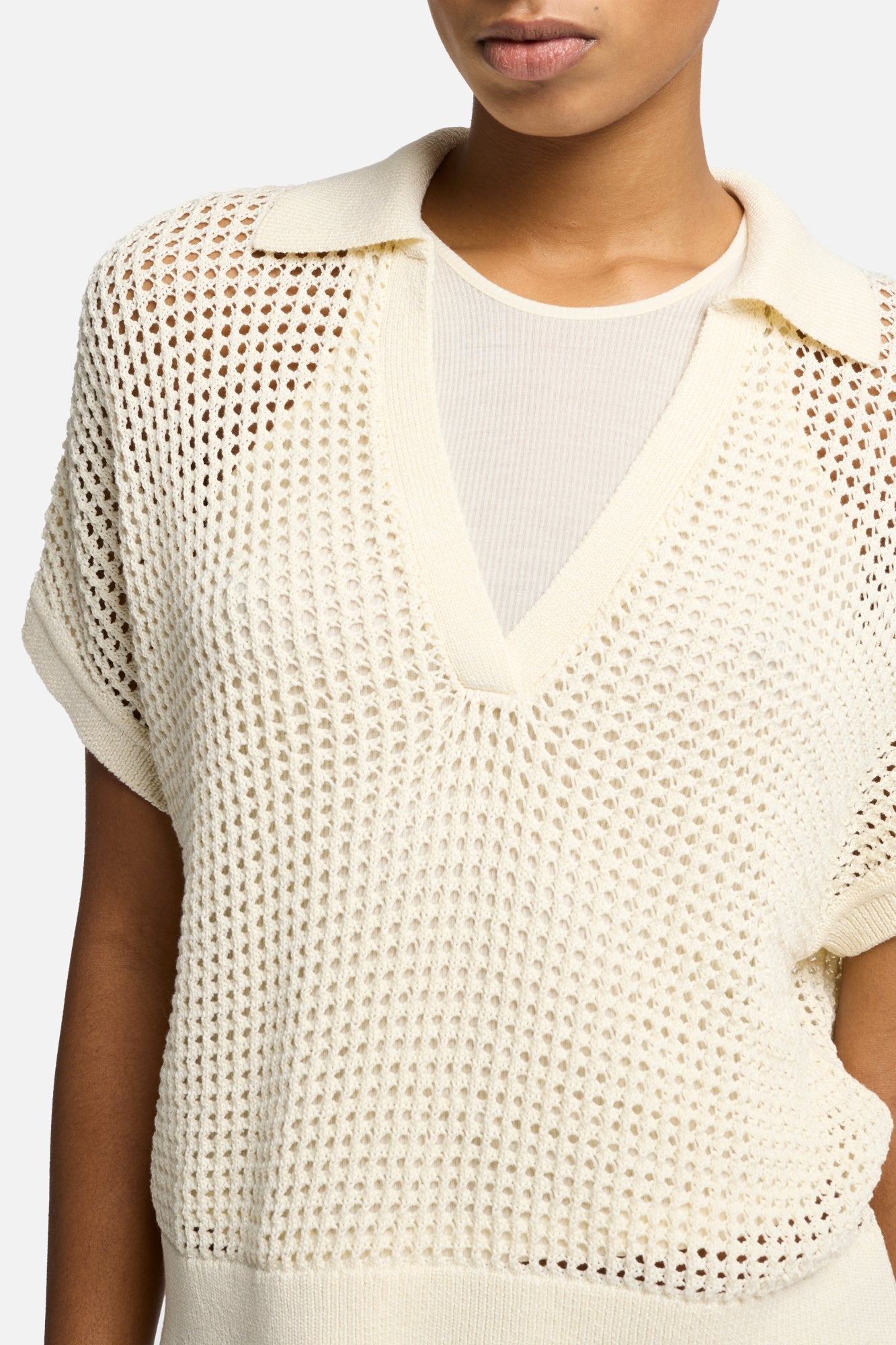 7-for-all-mankind-kurzarm-strick-polo-oatmeal image 4