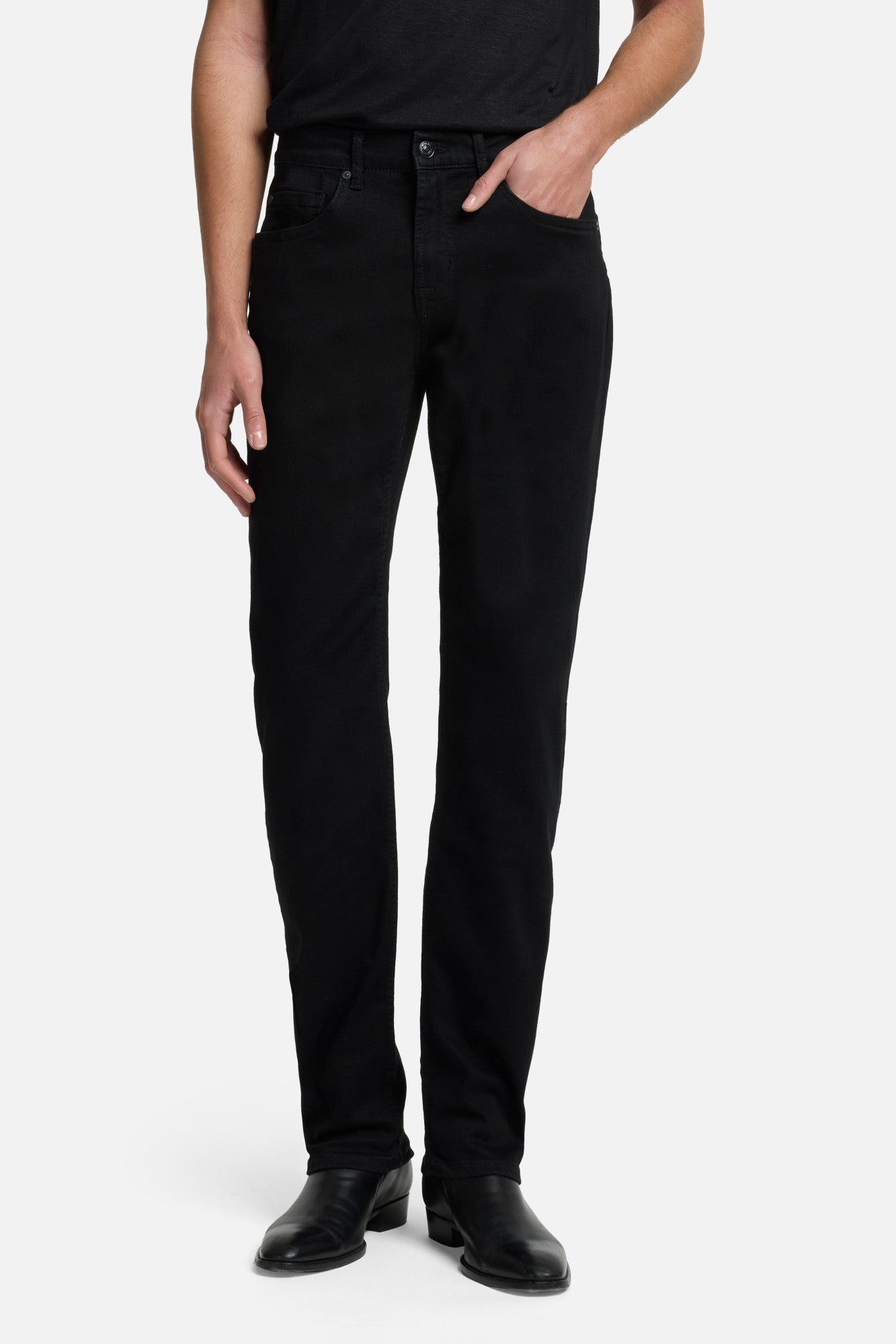 7-for-all-mankind-the-straight-jeans-black-onyx image 3