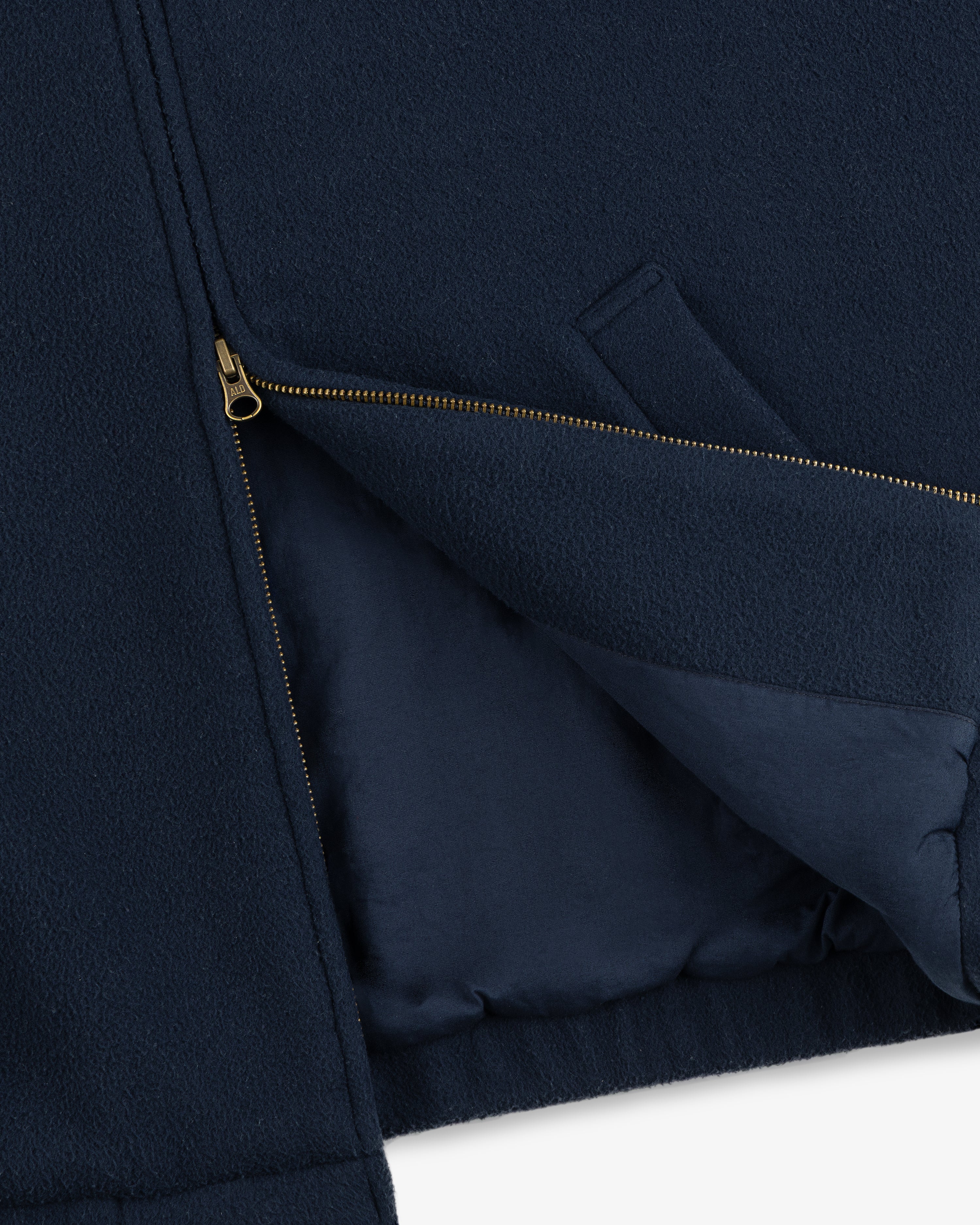 aim-leon-dore-crest-fleece-casual-jacke-navy image 6