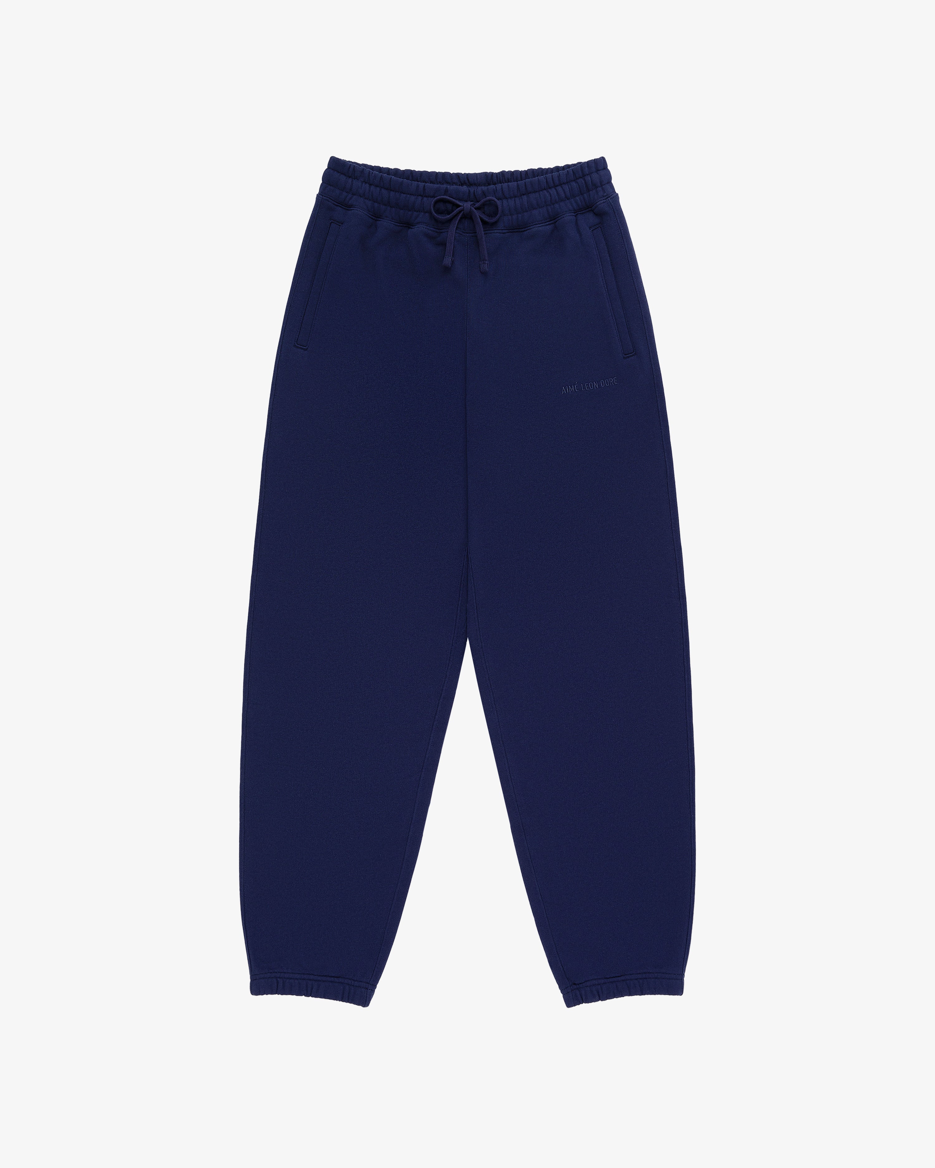 aim-leon-dore-tonal-logo-sweatpants-navy image 2
