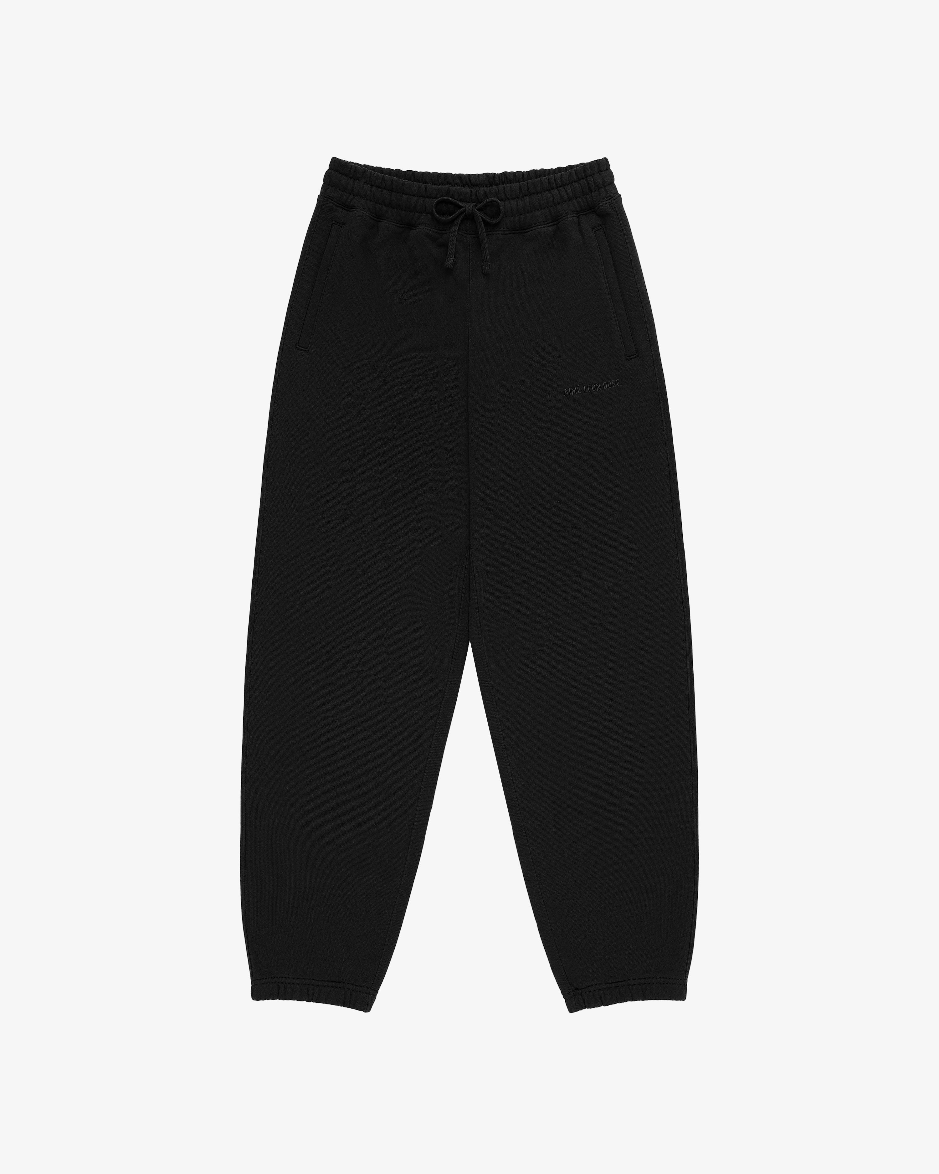 aim-leon-dore-tonal-logo-sweatpants-schwarz image 2