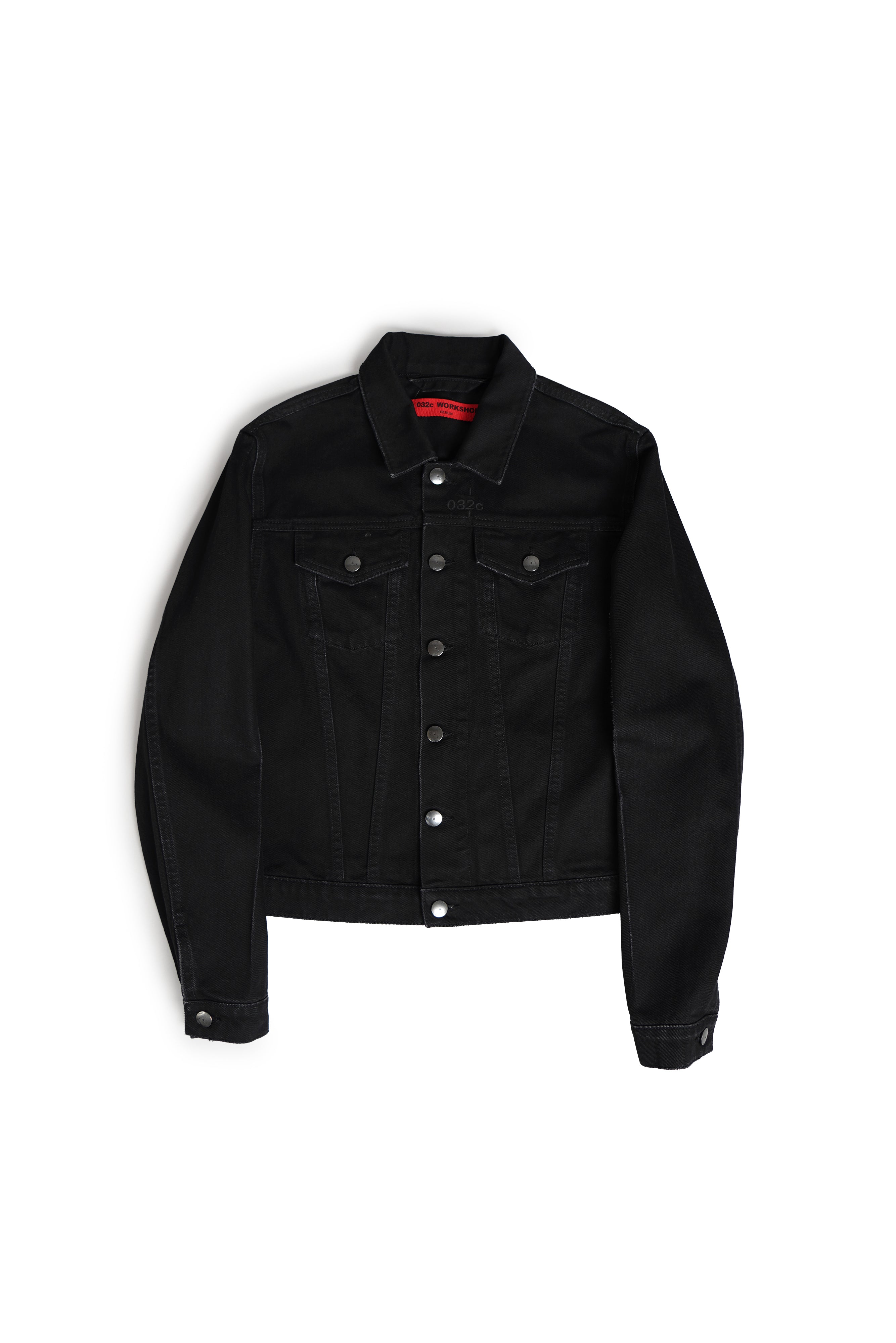 032c-boxy-denim-jacket-washed-black-fw25 image 1