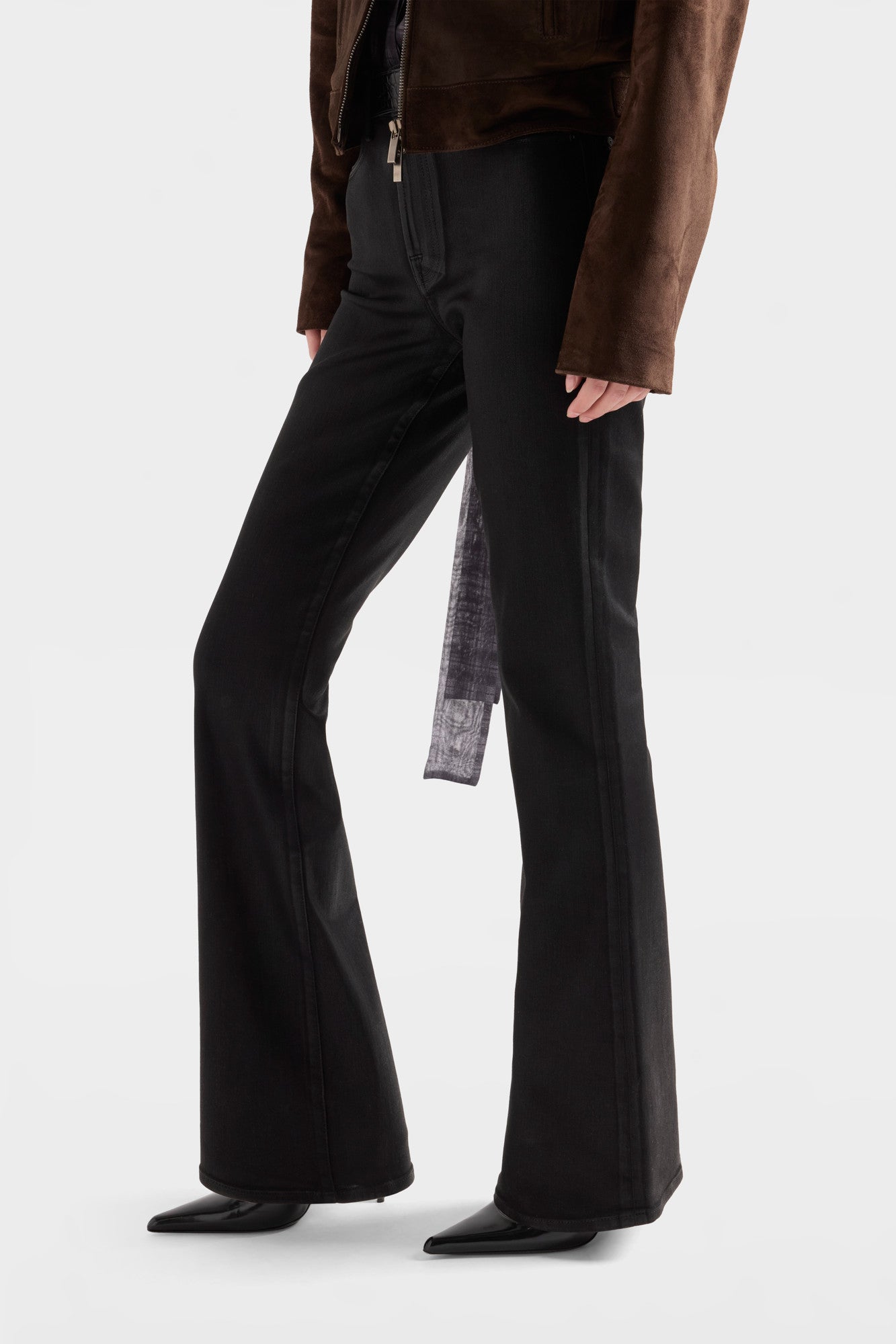 7-for-all-mankind-leggy-bootcut-coated-jeans-black image 6