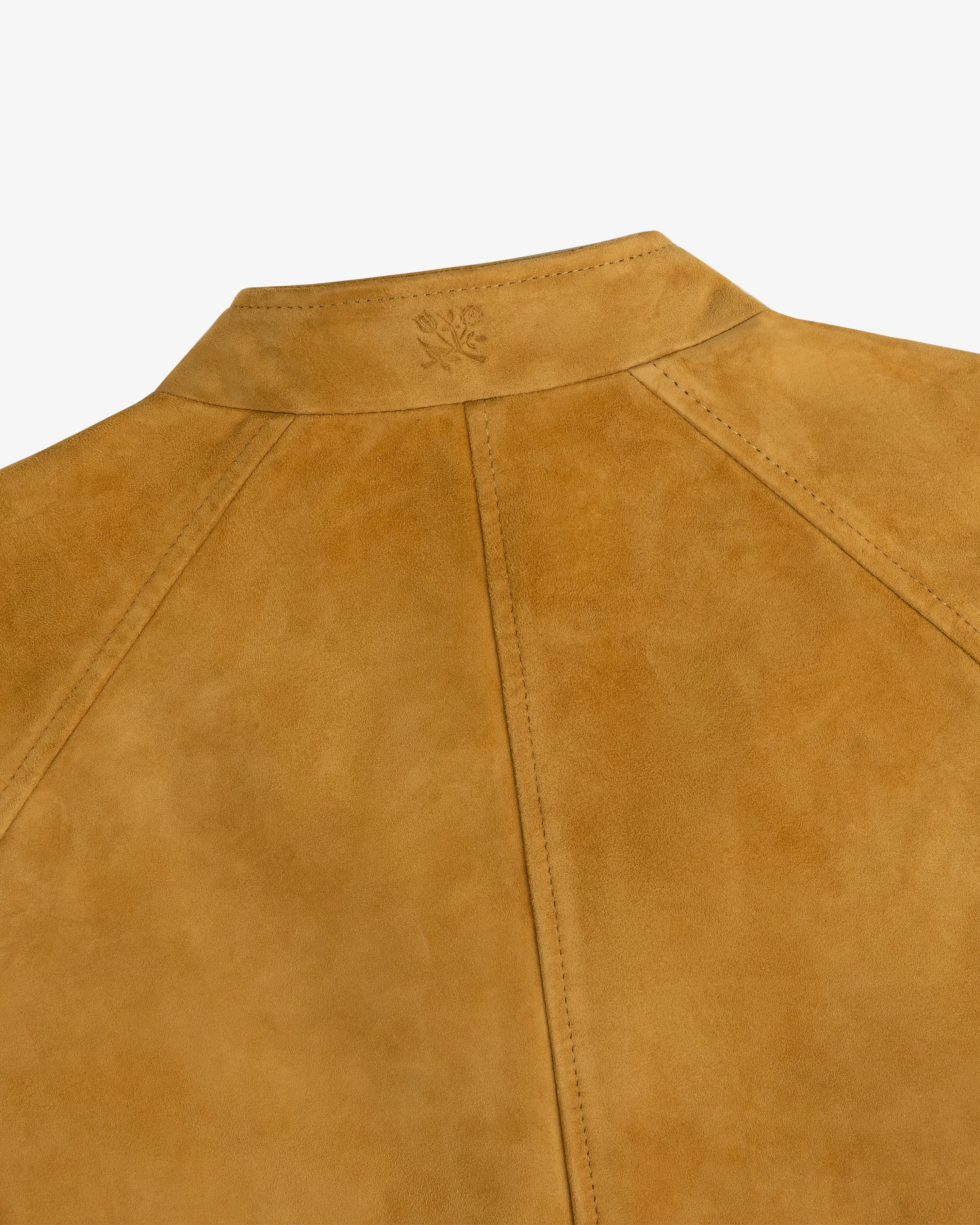 aim-leon-dore-suede-cafe-racer-jacke-tan-lederjacke image 6