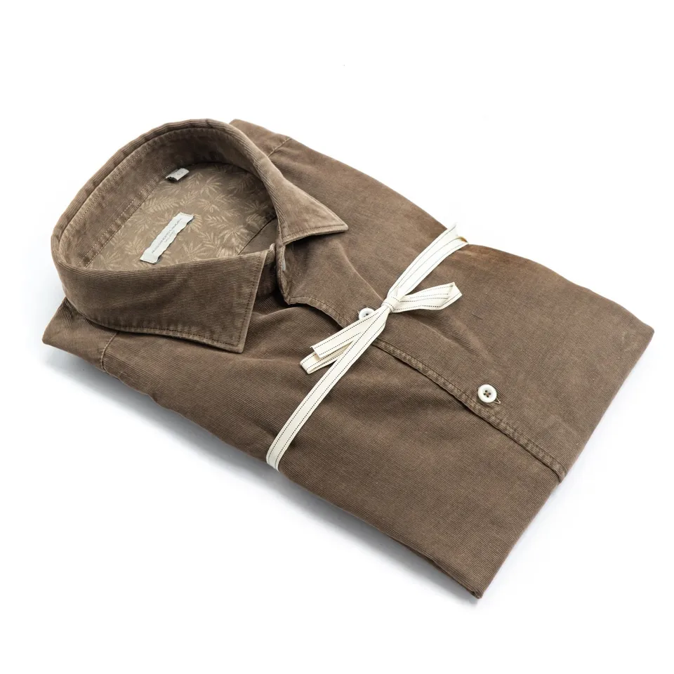 alessandro-lamura-herren-samthemd-braun-cord-mit-bl-tter-innenkragen image 1