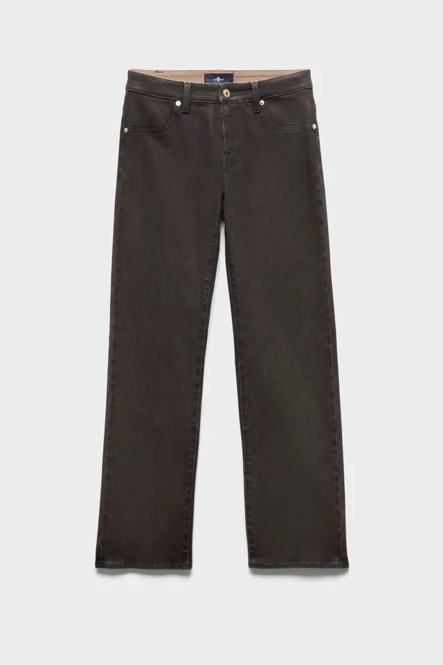 7-for-all-mankind-calie-straight-jeans-coated-denim-brown-damen image 1