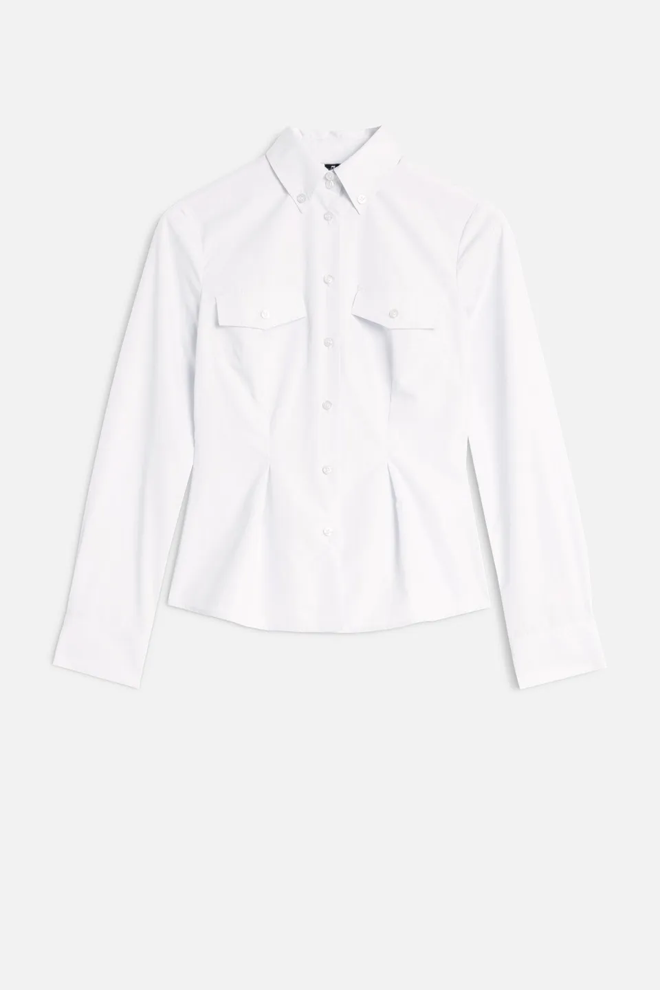 7-for-all-mankind-slant-military-hemdbluse-poplin-optical-white image 1