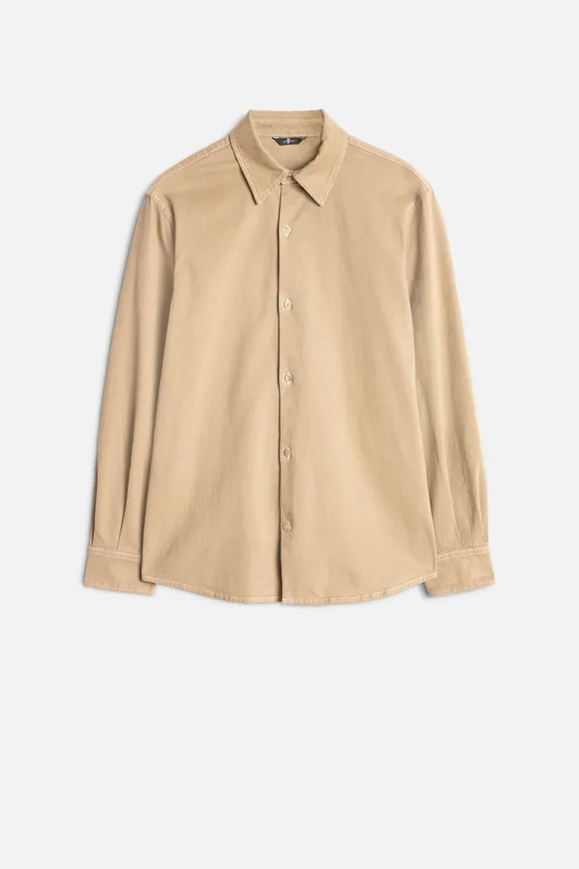 7-for-all-mankind-comfort-twill-button-up-hemd-silver-mink image 1