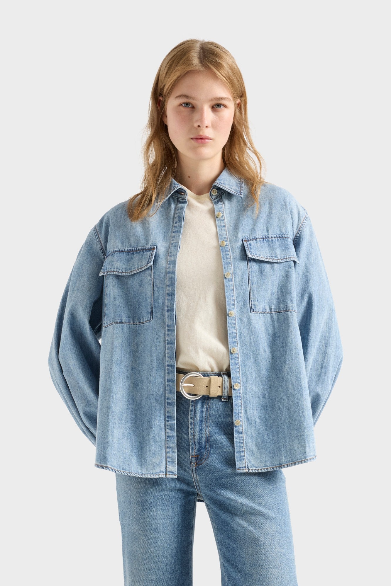 7-for-all-mankind-langarm-regular-hemd-denim-loft-damen image 3