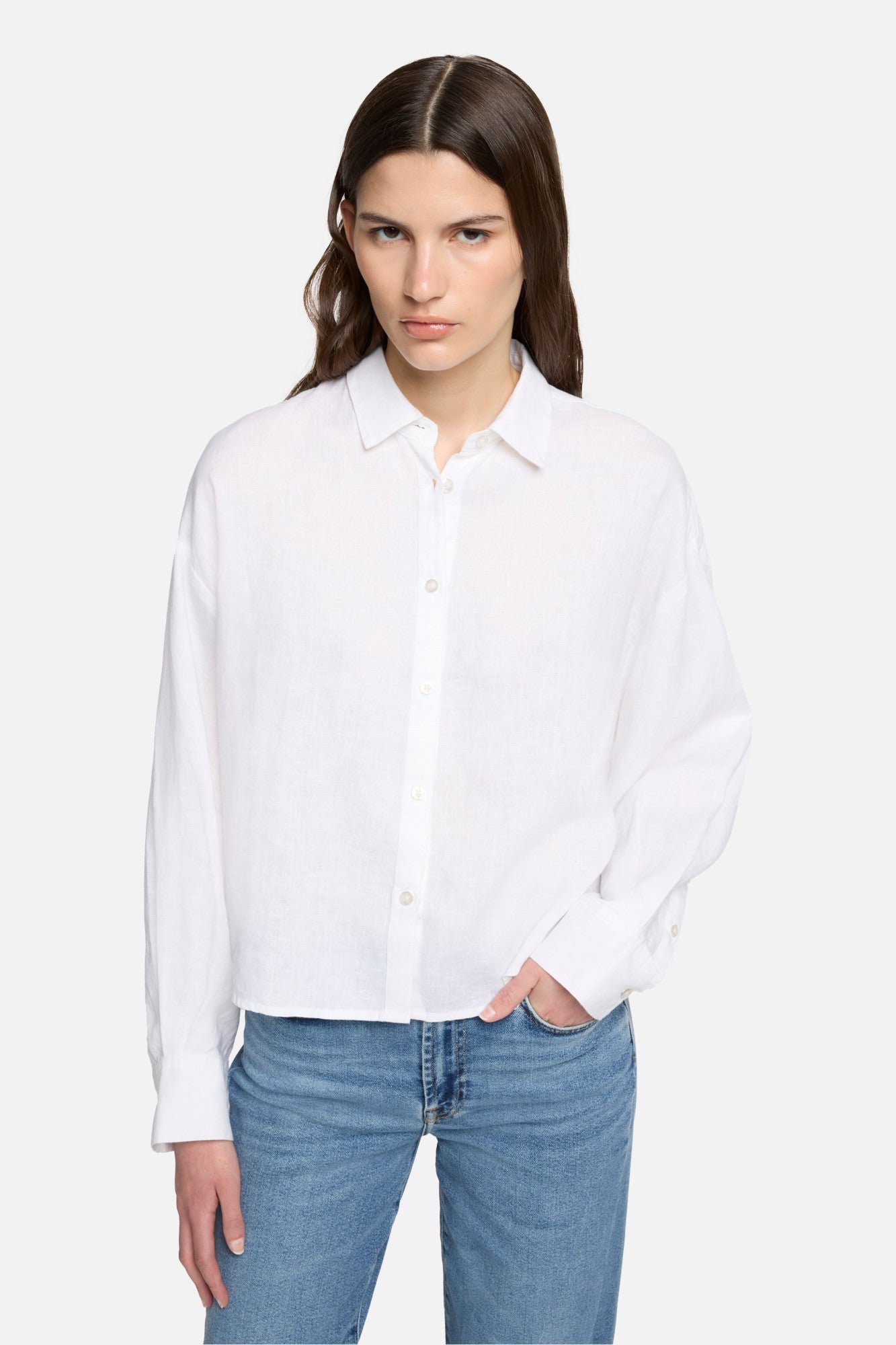 7-for-all-mankind-linen-cropped-hemd-optical-white image 4