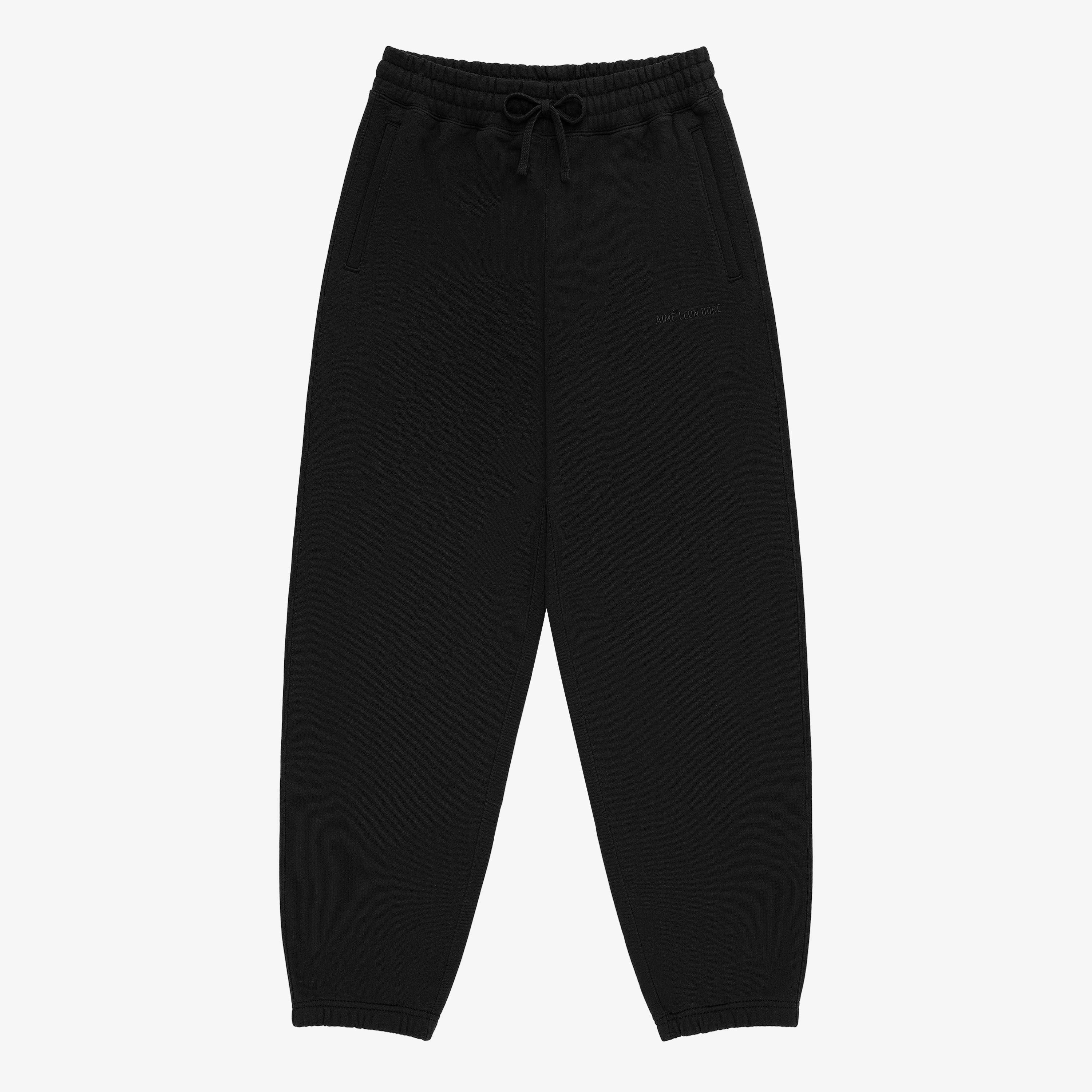 aim-leon-dore-tonal-logo-sweatpants-schwarz image 1